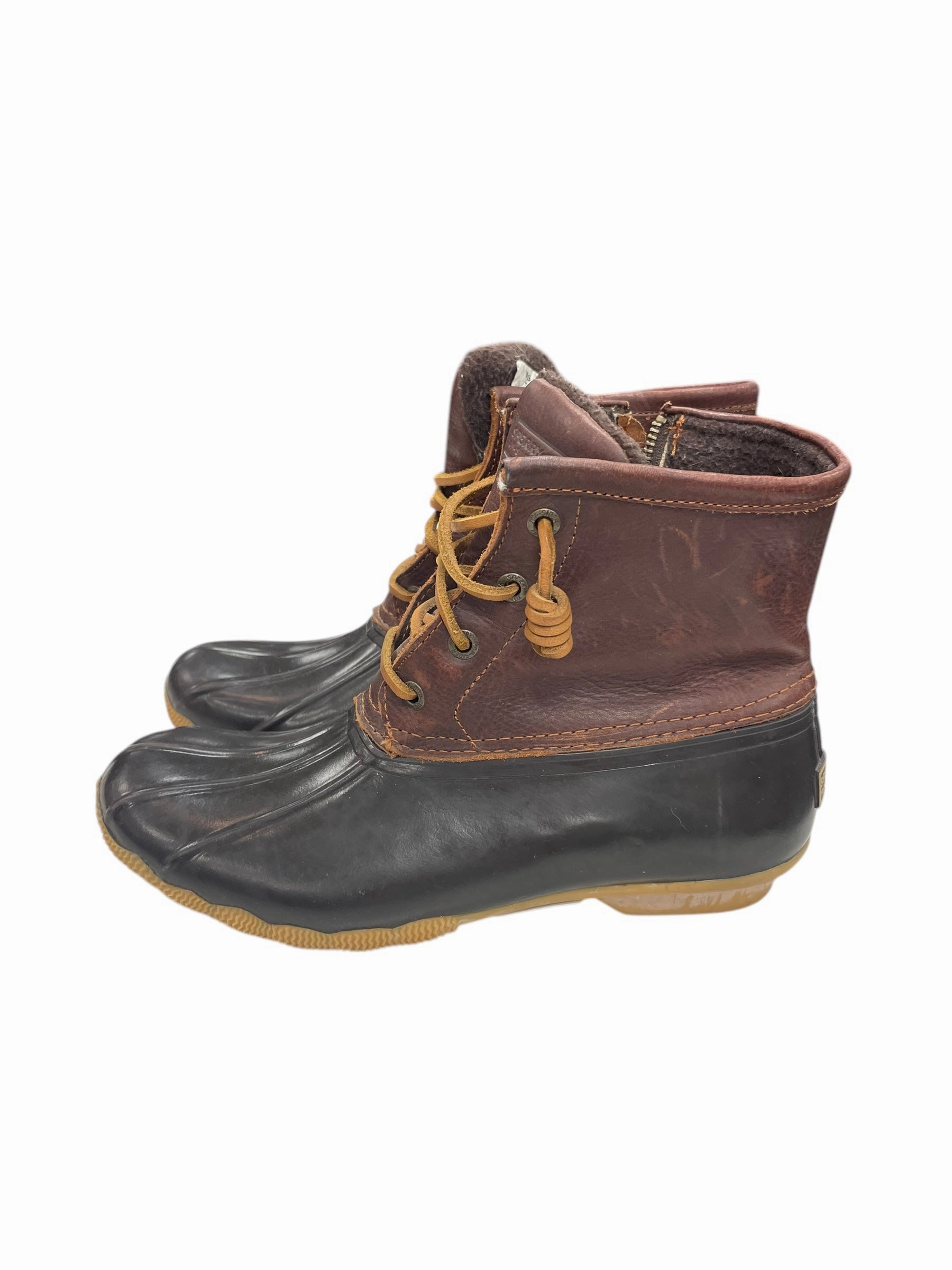 Boots Ankle Flats By Sperry In Brown, Size: 7 Reinforced Form Mountain Climber