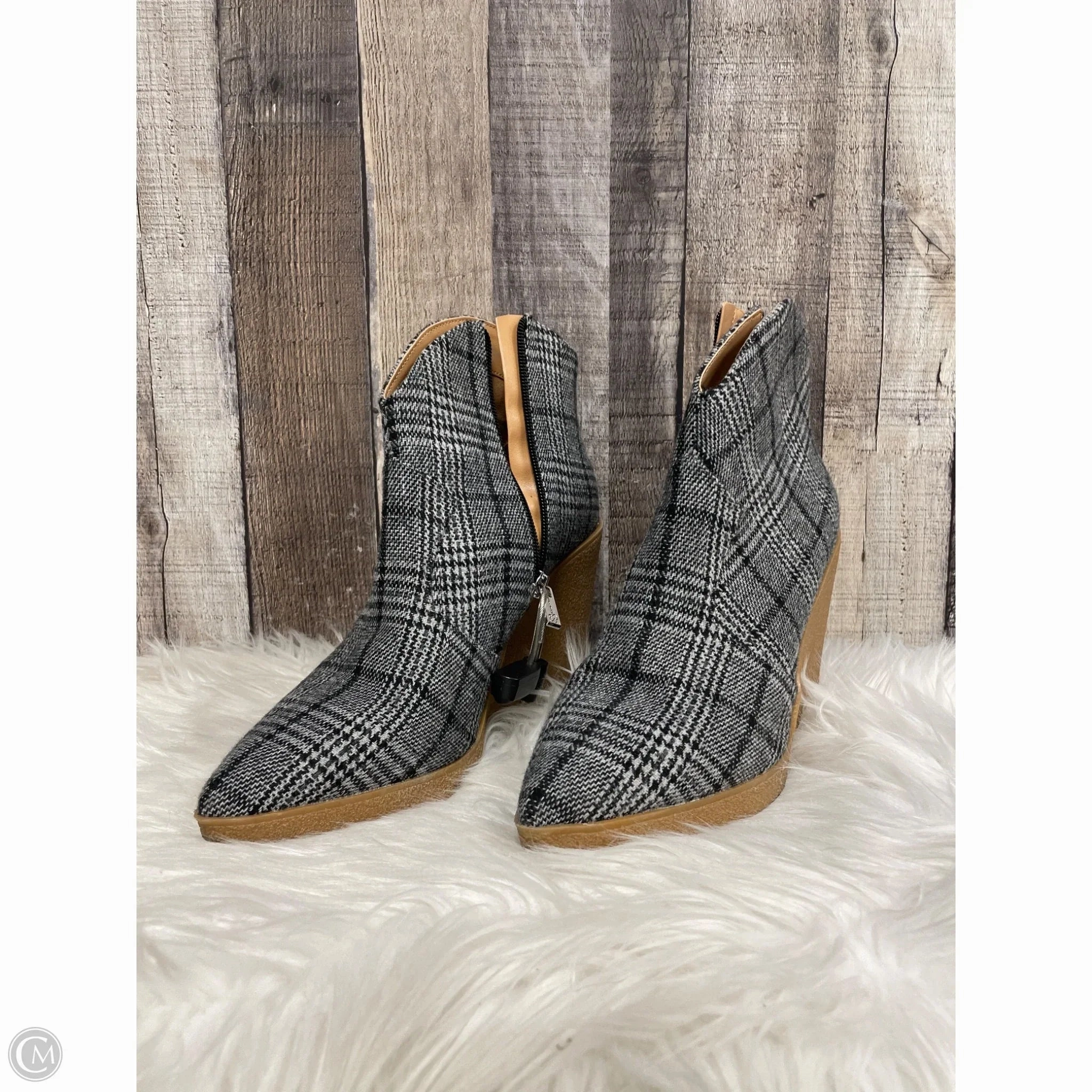 Boots Ankle Heels By Jessica Simpson In Grey, Size: 9 Seamless Comfort Rural Traveler Work Day