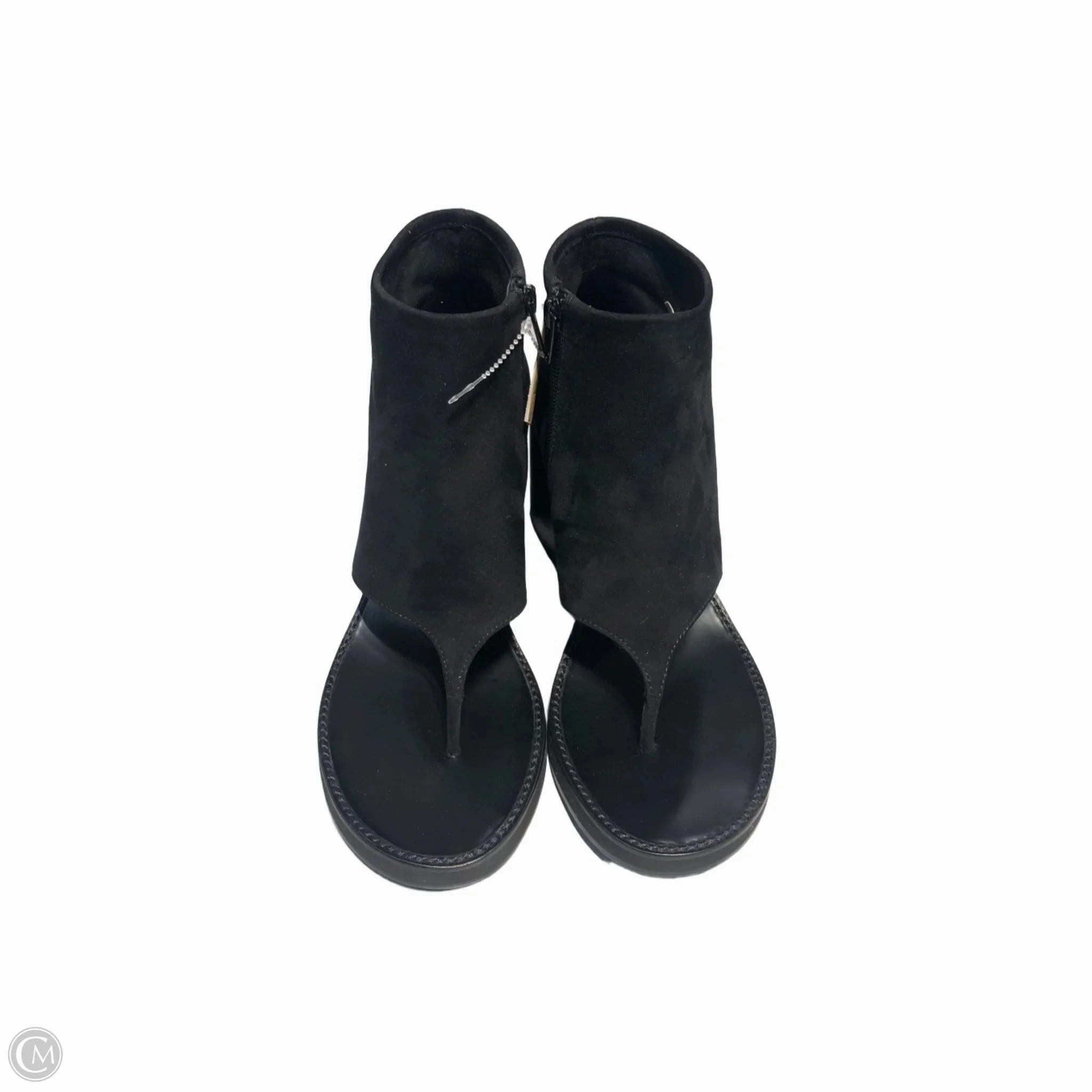 Sharp Edge Edgy vibes Shoes Heels Block By Jeffery Campbell In Black, Size: 8.5