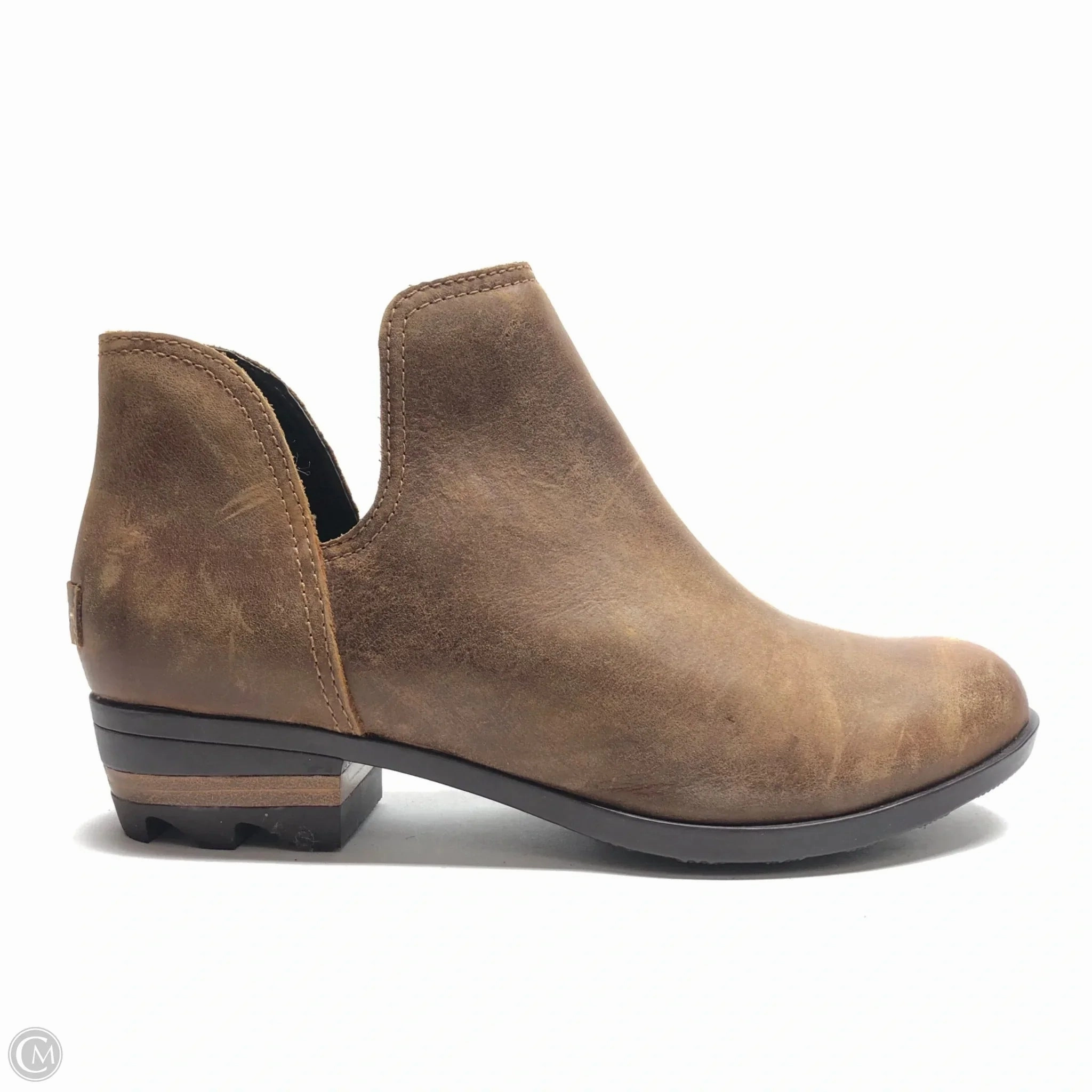 Stability Base Boots Ankle Flats By Sorel In Brown, Size: 8