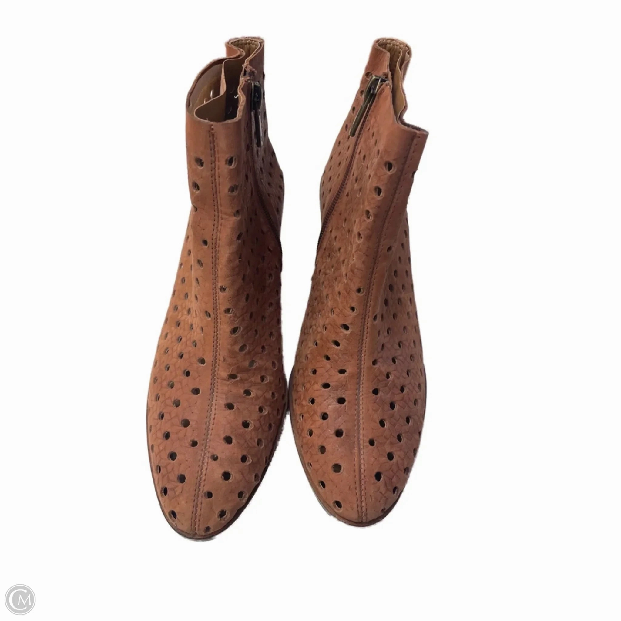 Cushioned Step Rainy Days Torsional Rigidity Frame Boots Ankle Heels By Lucky Brand In Brown, Size: 7.5