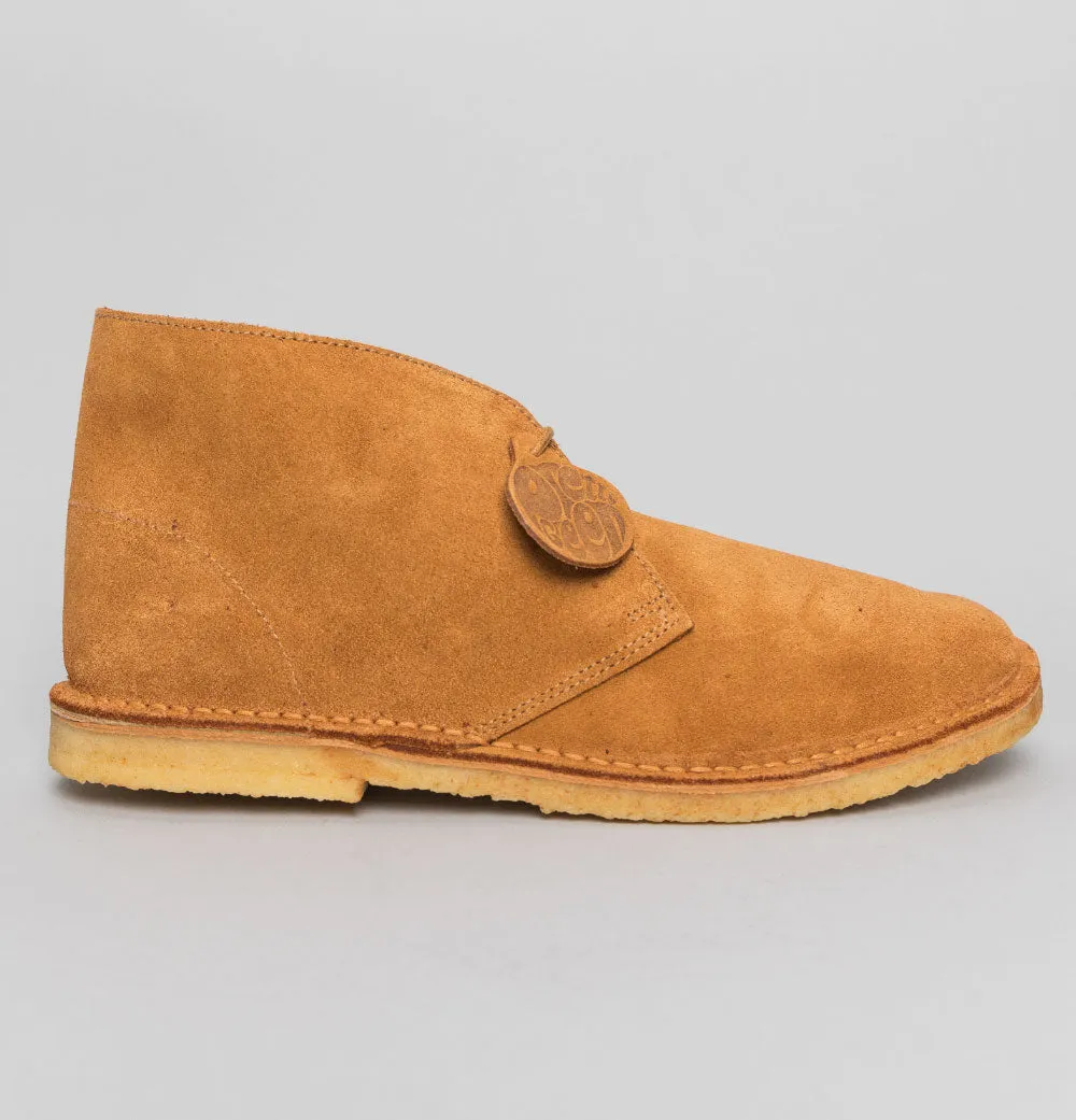 Pretty Green Suede Desert Boots Tan