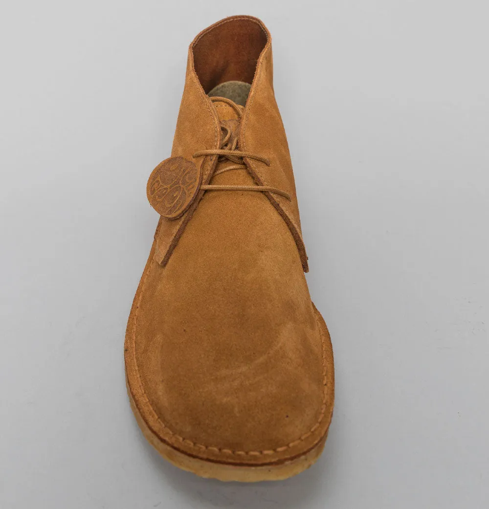 Pretty Green Suede Desert Boots Tan