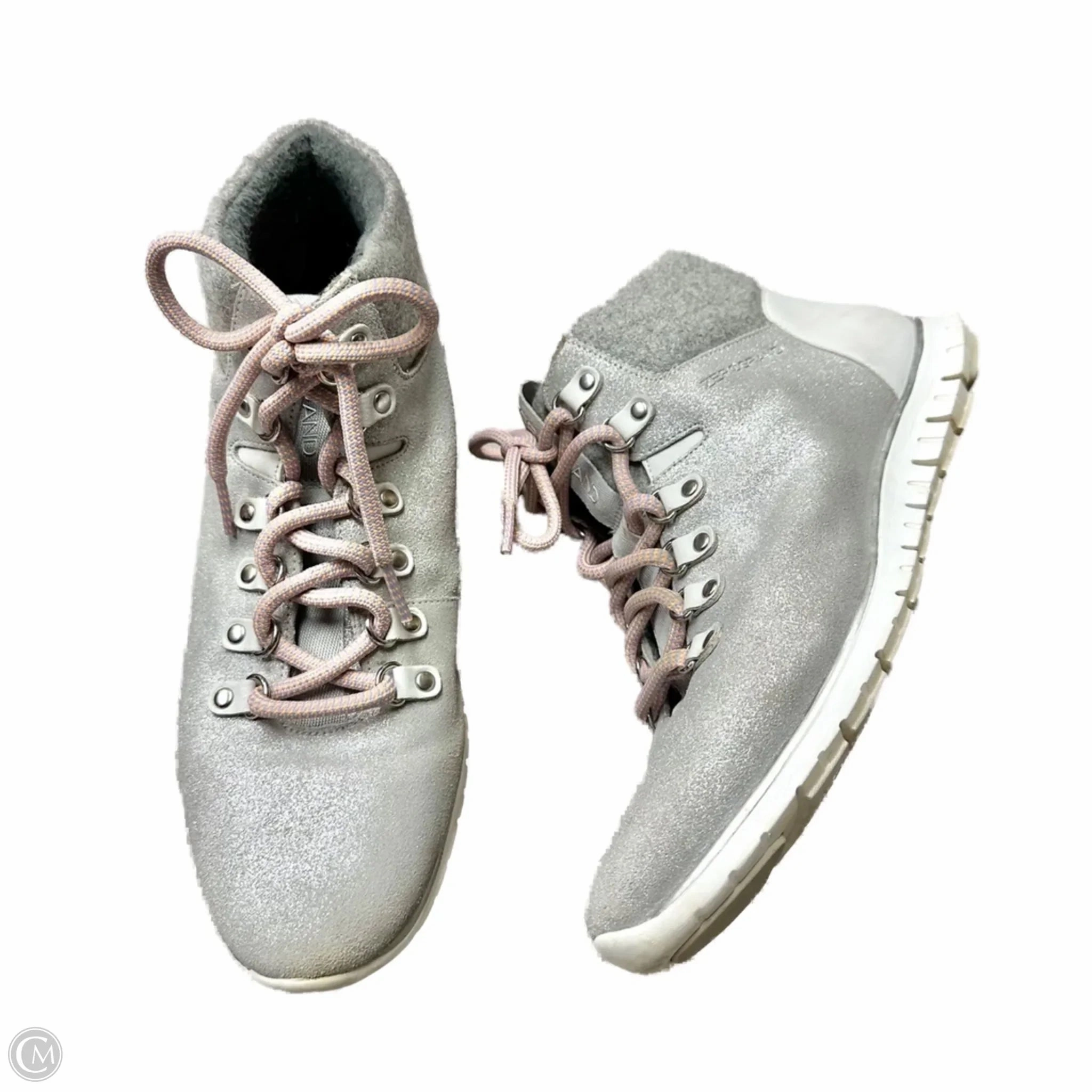 Boots Ankle Flats By Cole-haan In Pink & Silver, Size: 9 Low Profile Cold Climate Country Side