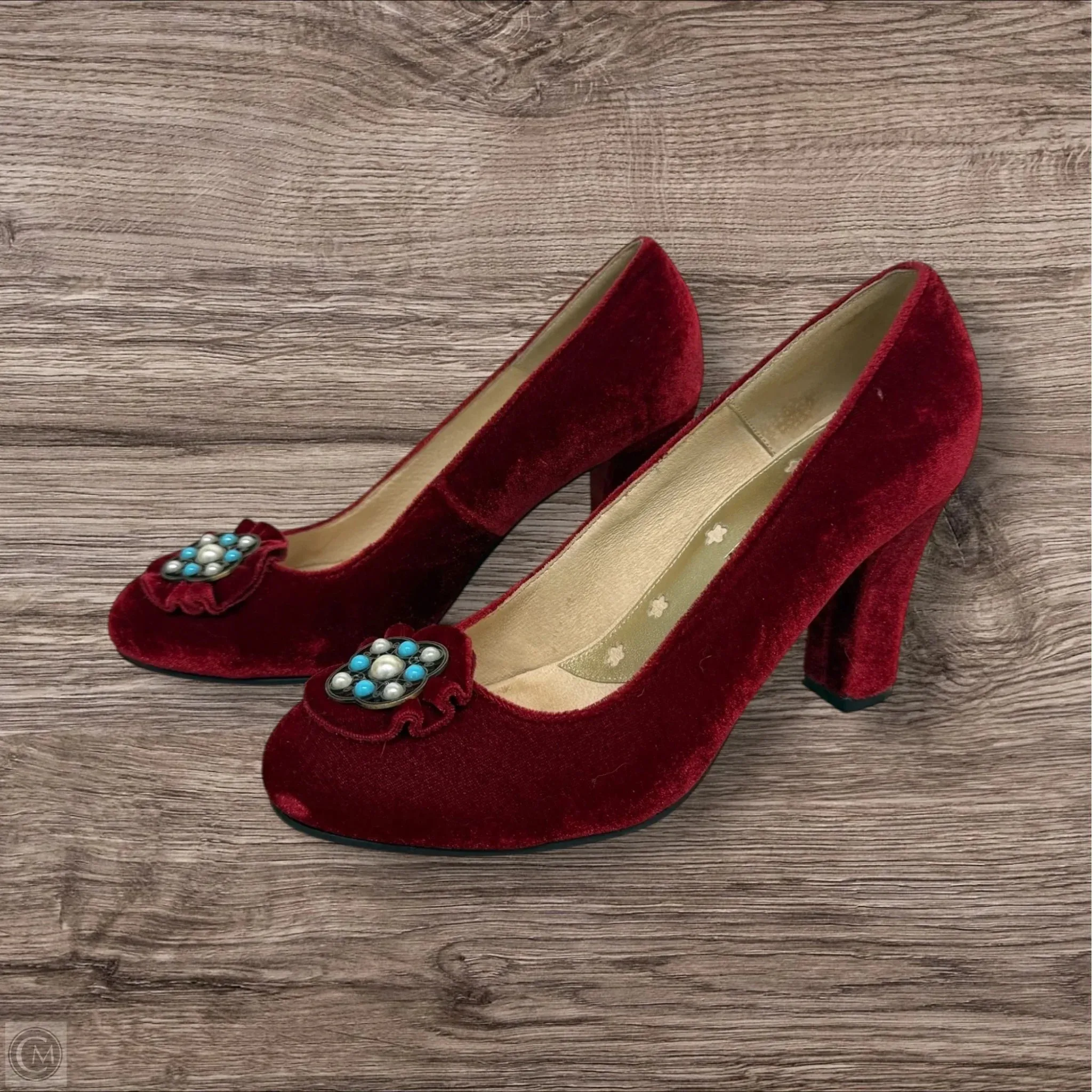 Laced Shoes Heels Stiletto By Clothes Mentor In Red, Size: 8