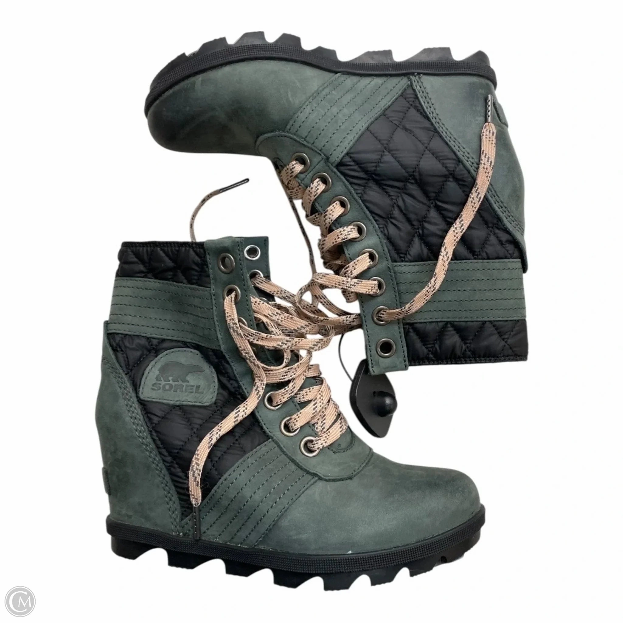 Boots Ankle Heels By Sorel In Multi-colored, Size: 6.5 Padded Interior Cold Climate Traction Grip