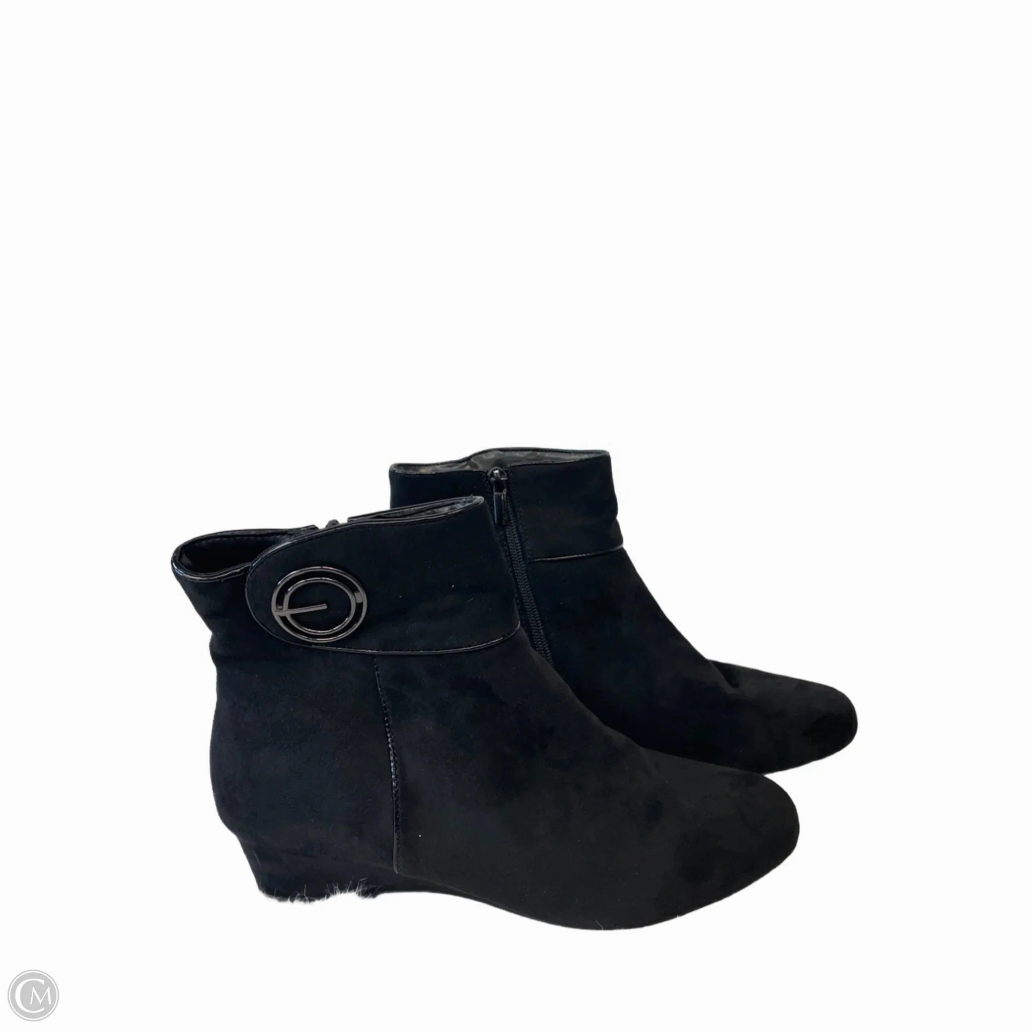 Boots Ankle Heels By Impo In Black, Size: 10 Walk Friendly