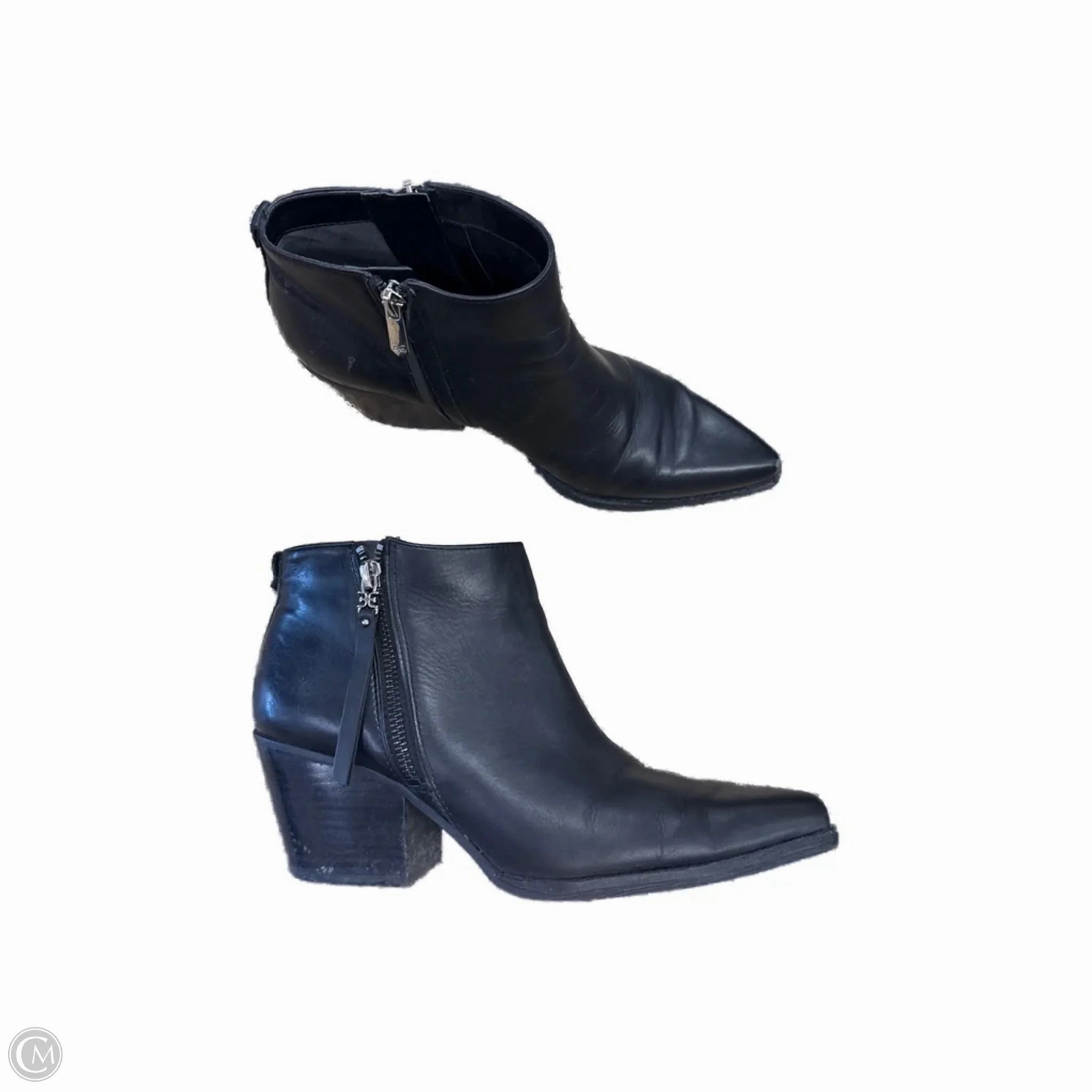 Durable Shell Stylish Explorer Flexible Frame River Crossing Boots Ankle Heels By Sam Edelman In Black, Size: 8.5