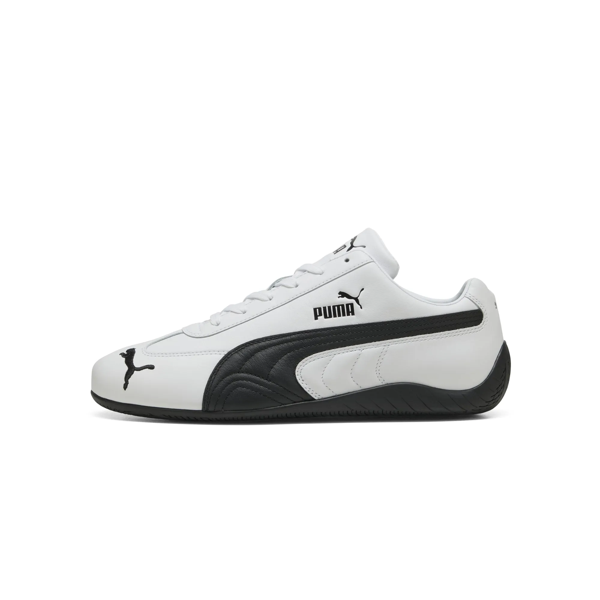 Puma Mens Speedcat Leather Shoes Hyperbolic Lockdown Strap Aerodynamic Upper Weave