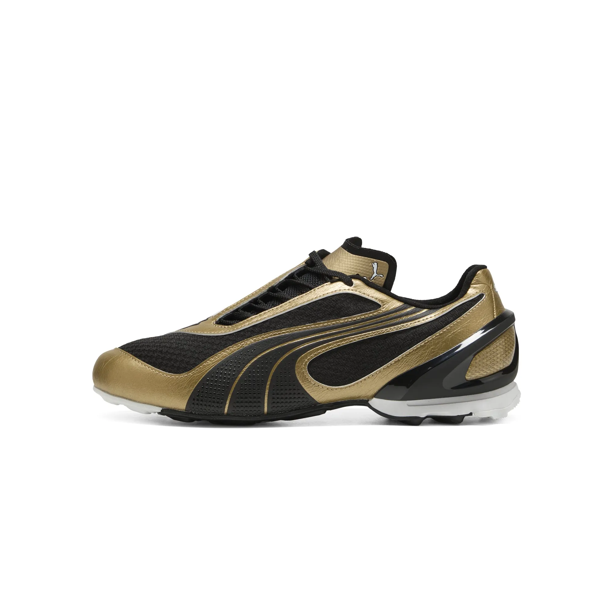 Puma Mens V-S1 Metallic Shoes Impact Cushioning Vocal Notch Design