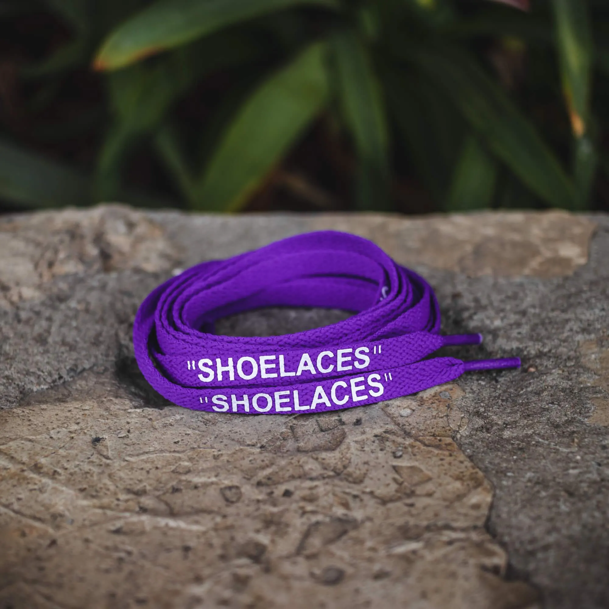 Purple Off-White Style "SHOELACES"