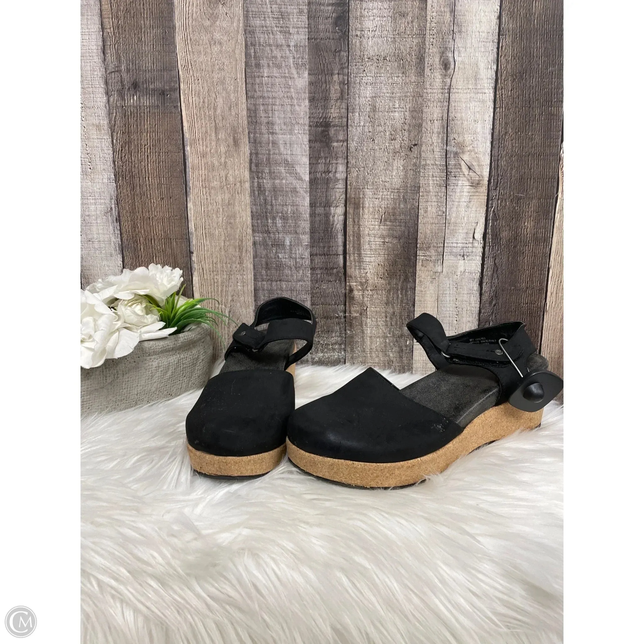 Shoes Heels Block By True Craft In Black, Size: 9 Strappy Sandals