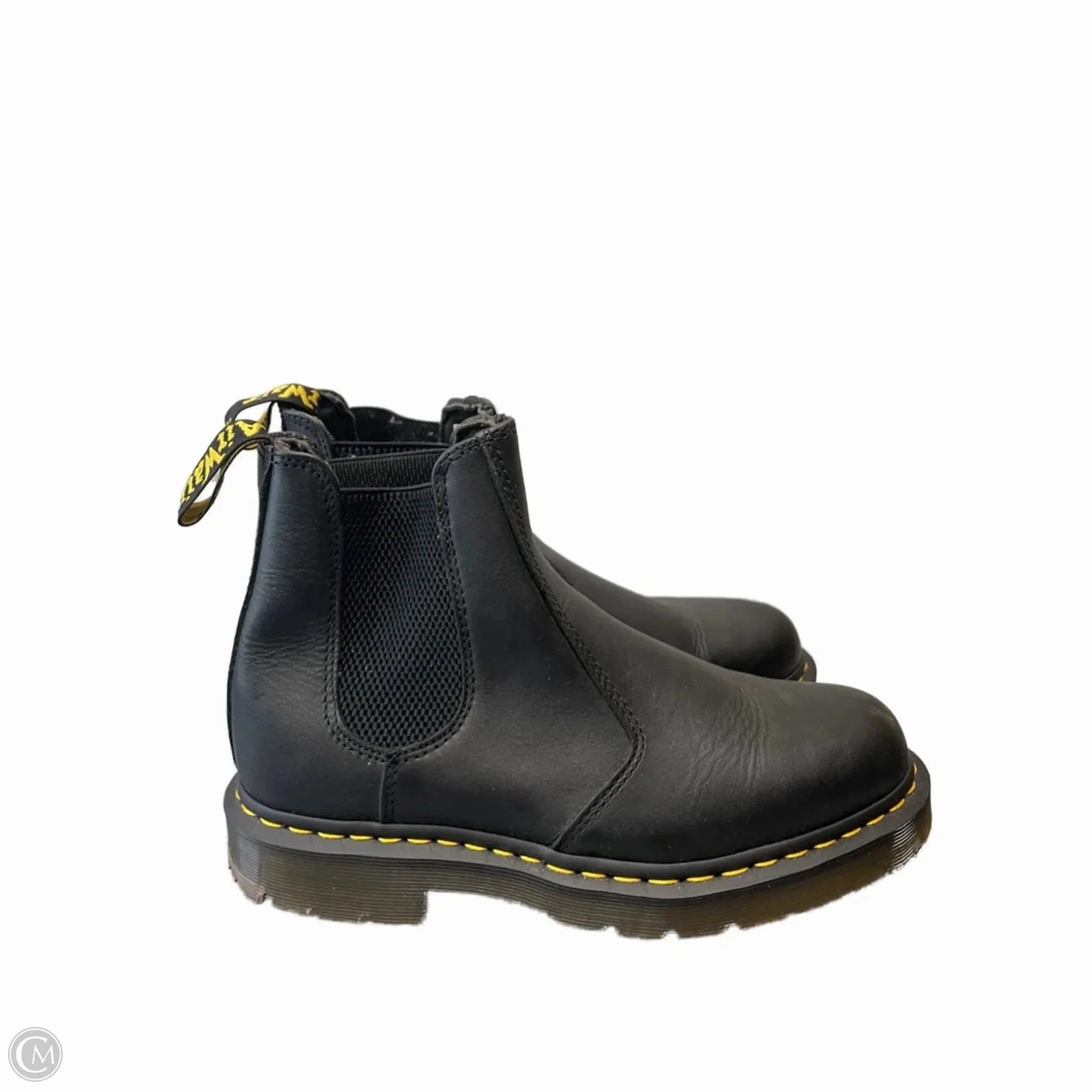 Boots Ankle Flats By Dr Martens In Black, Size: 9 Secure Hold