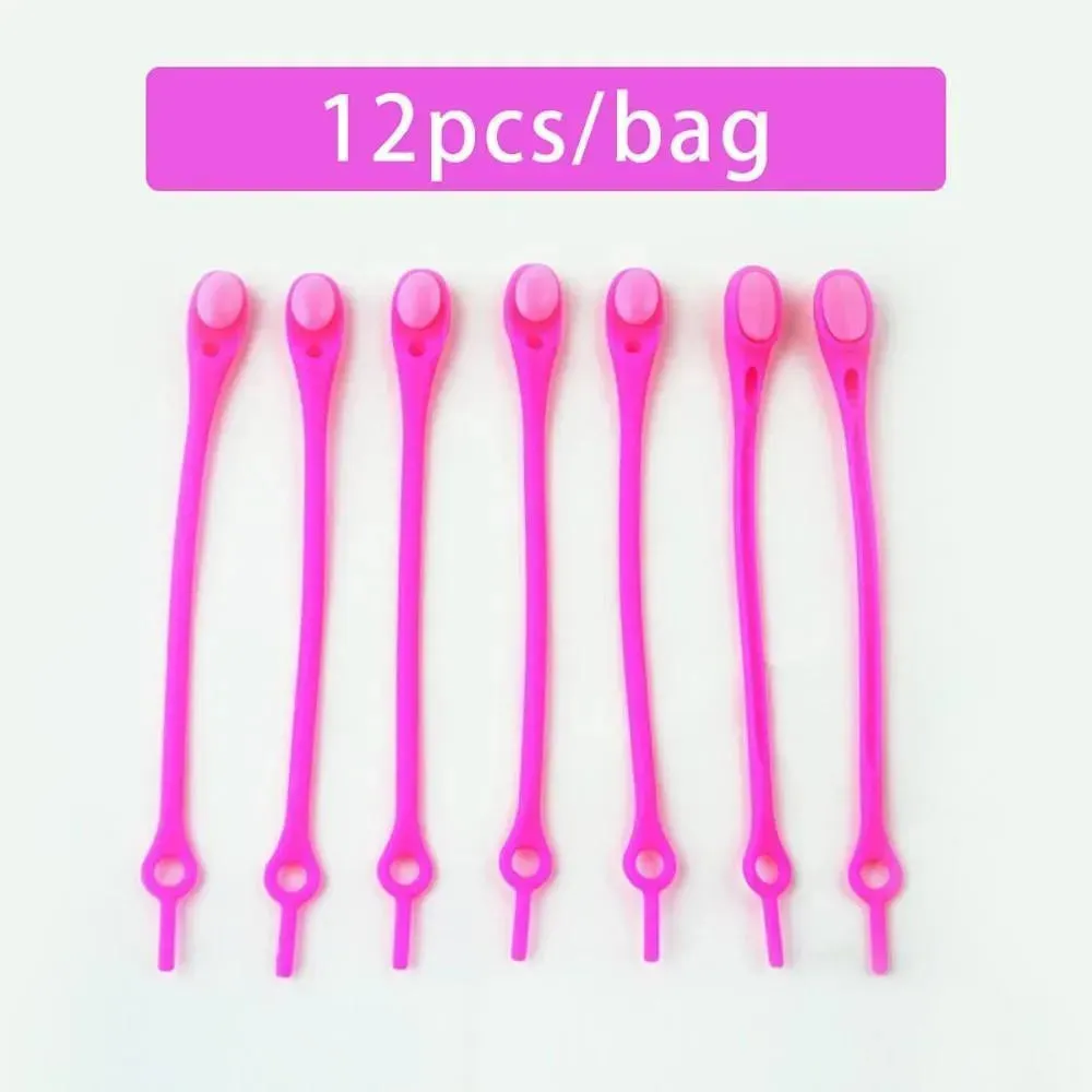 Rainbow No Tie Shoelaces 12pcs/ Lot