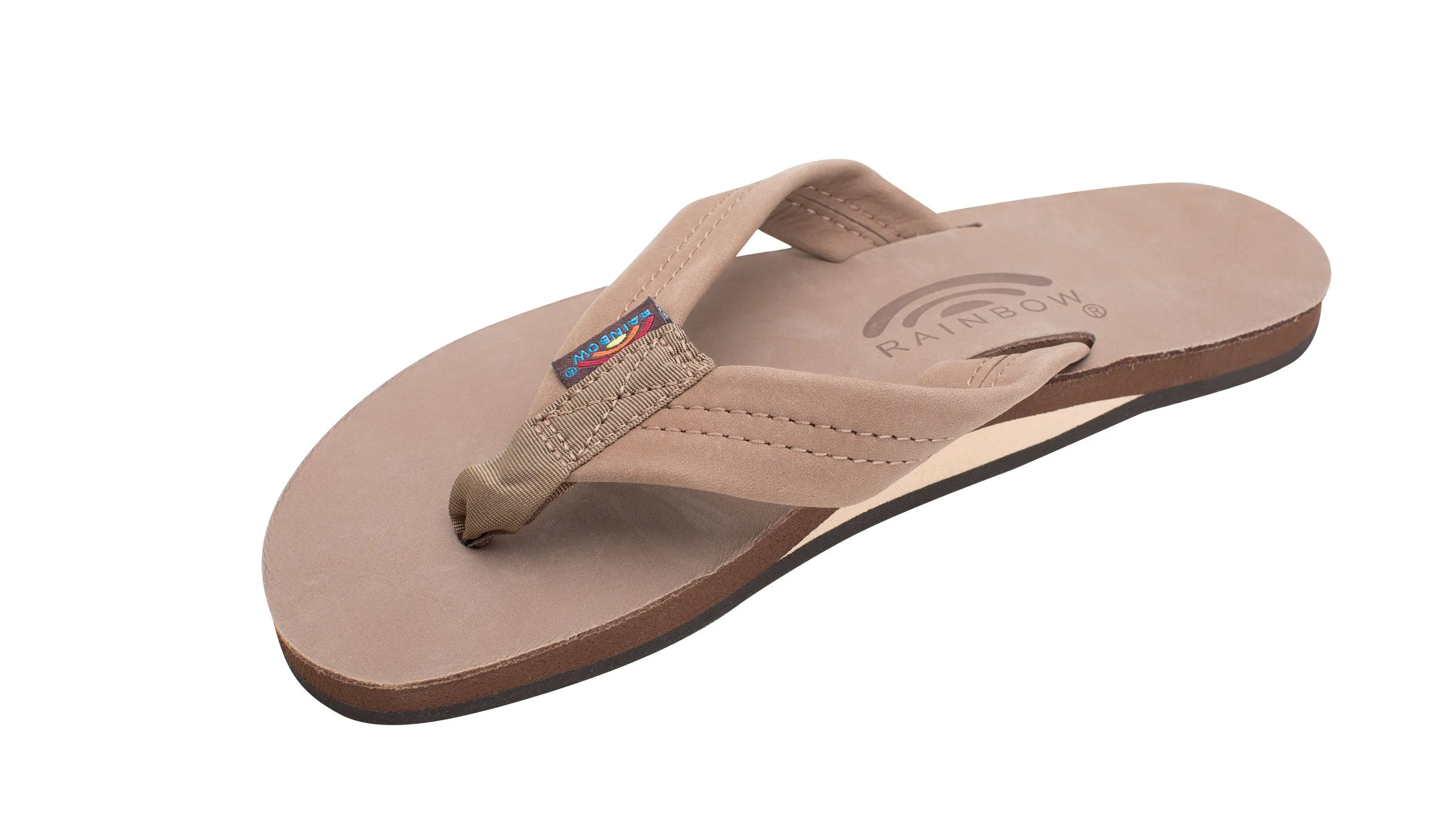 Rainbow Womens Single Layer Thick Strap Sandal Phylon Midsole