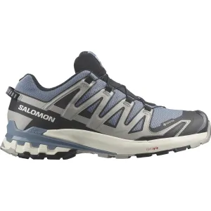 Men's Salomon XA Pro 3D V9 GORE-TEX Flint Stone - Black - Ghost Gray trail running shoes crossfit trail shoes