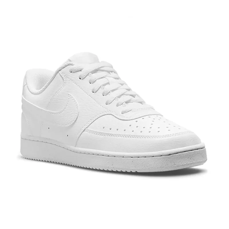 Men's Court Vision Low Next Nature White/White/White Weekend Fit