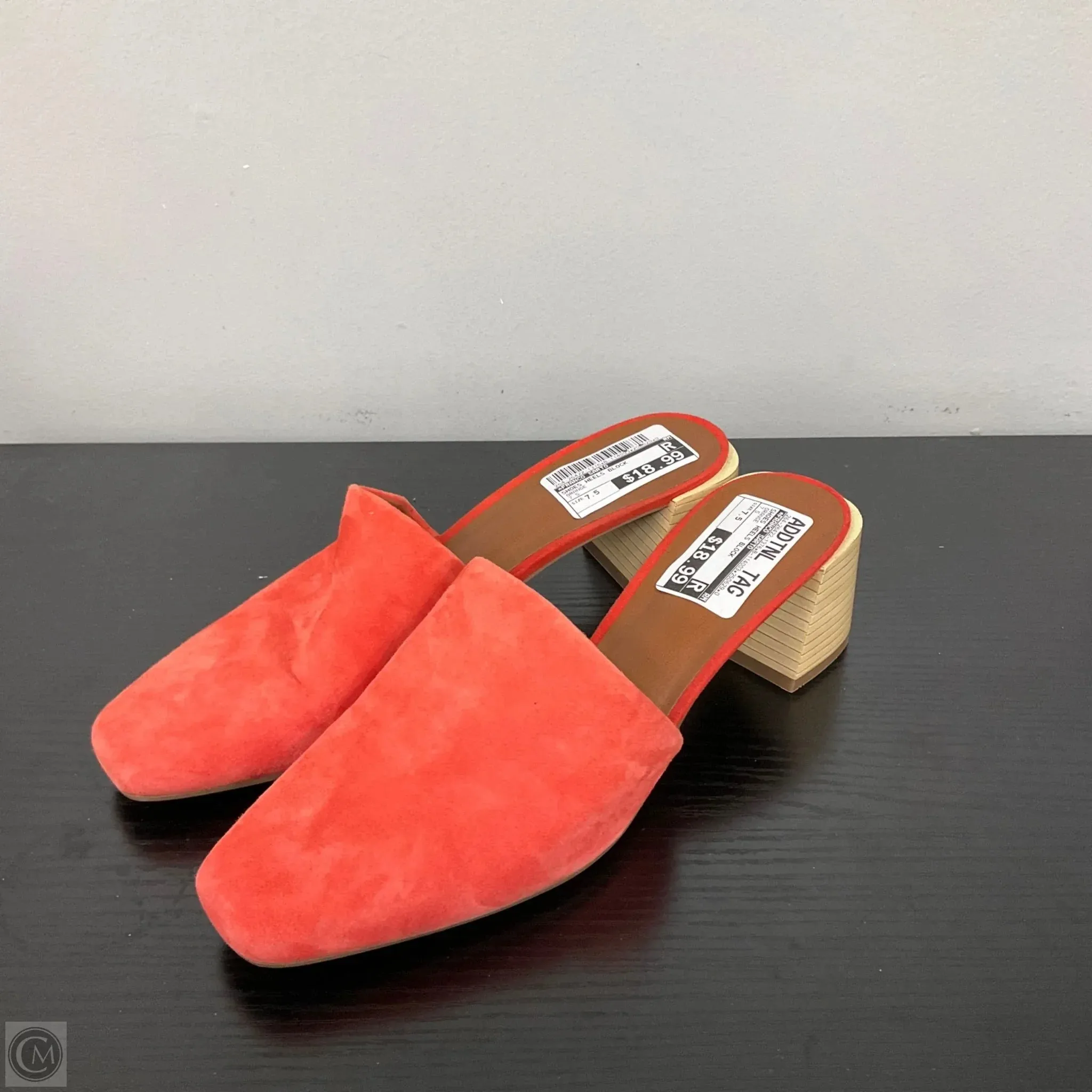 Shoes Heels Block By Franco Sarto In Orange, Size: 7.5 Special Occasion Shoes