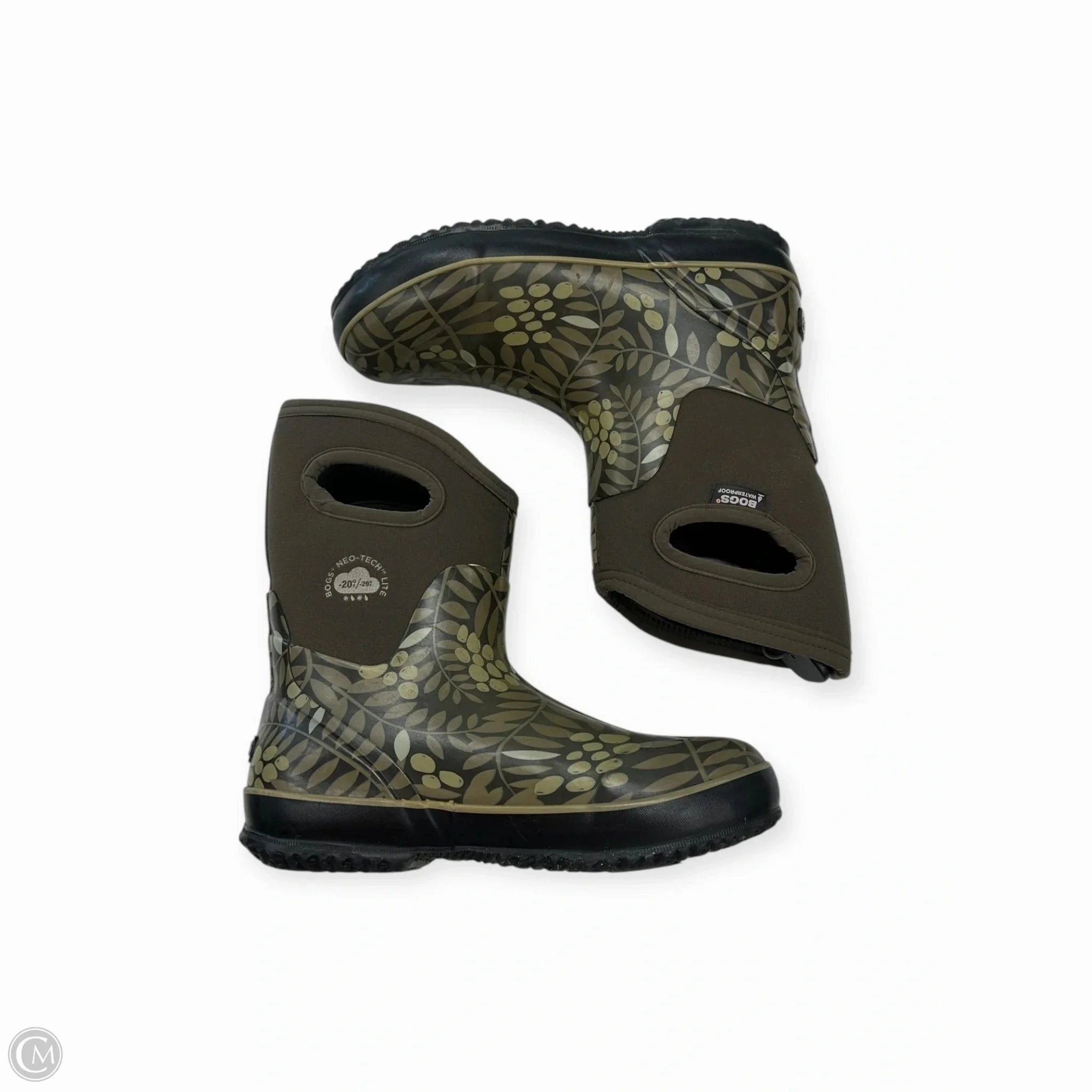 All Weather Rural Traveler Built For Comfort Boots Ankle Flats By Bogs In Green, Size: 8