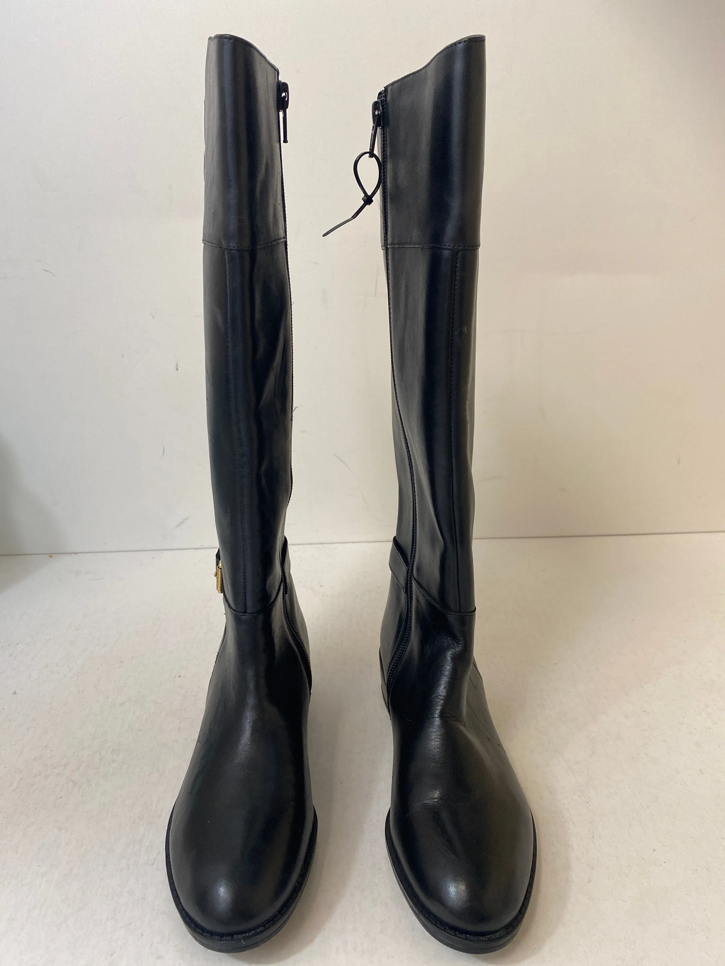 Winter Wear Solution Boots Knee Flats By Ralph Lauren In Black, Size: 5