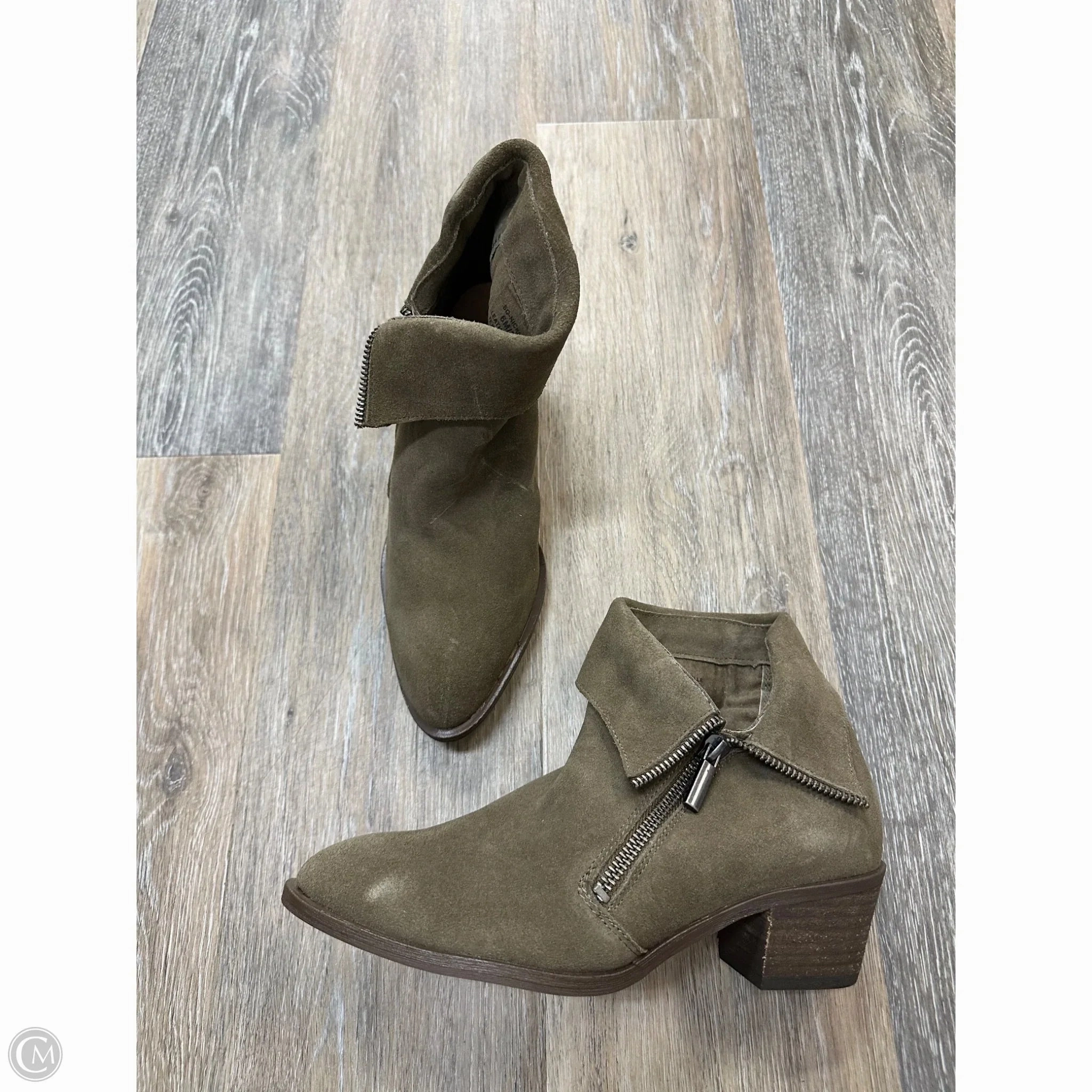 Boots Ankle Heels By Sole Society In Taupe, Size: 6 Thermal Core Snowy Path