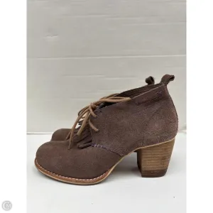 Creative Vibe High Density Shoes Heels Block By Clothes Mentor In Taupe, Size: 7