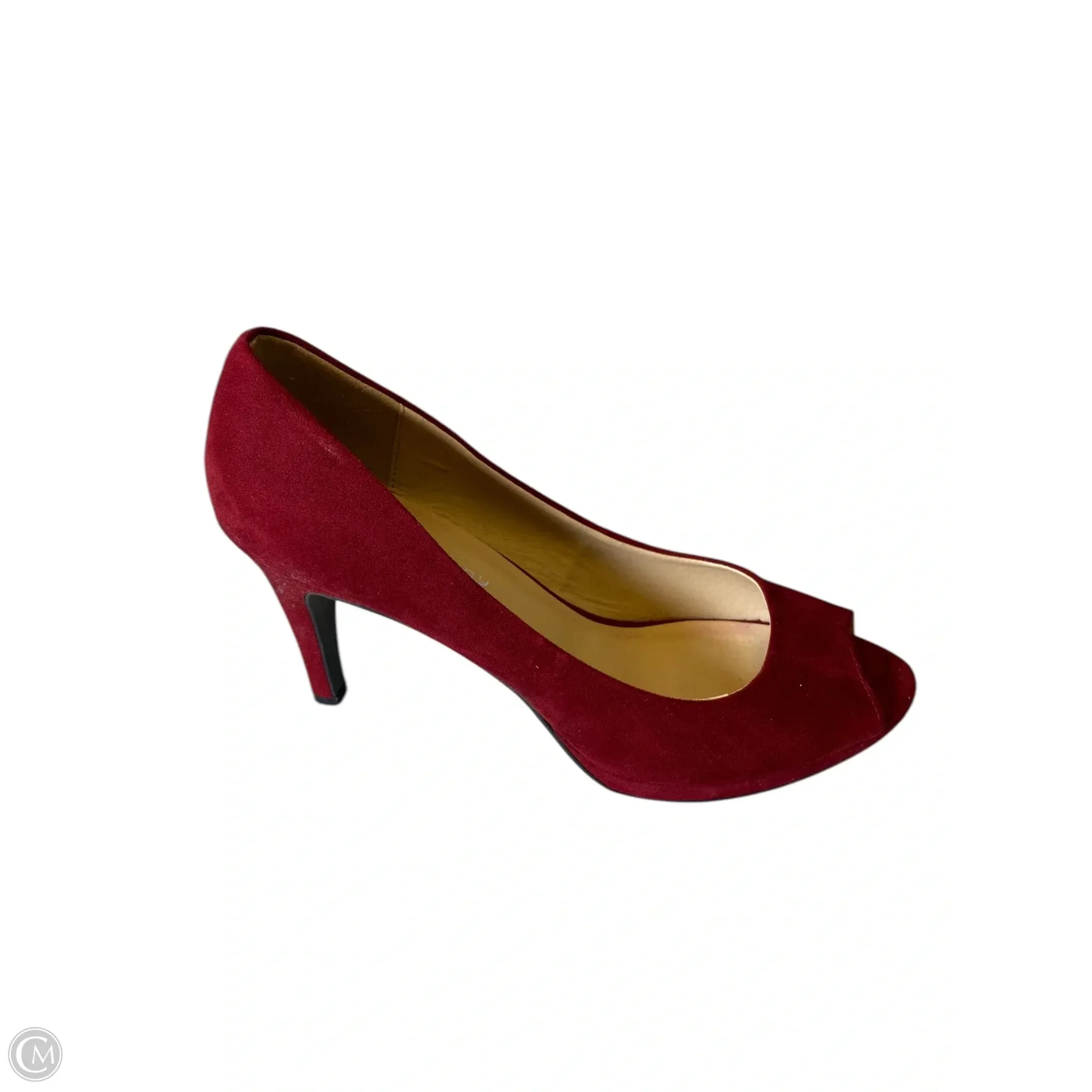 Travel Friendly Shoes Heels Stiletto By Cl By Chinese Laundry In Red, Size: 9.5