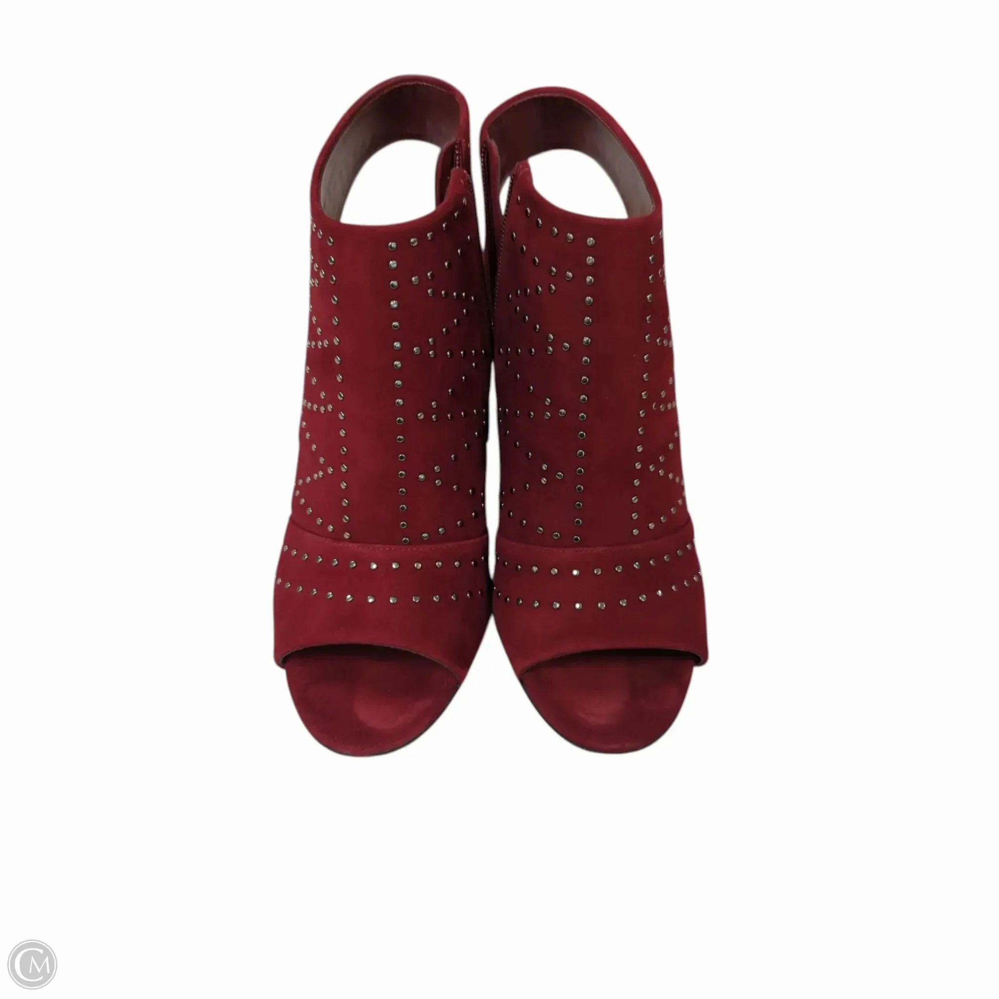 Boots Ankle Heels By Vince Camuto In Red, Size: 10 Library Visit