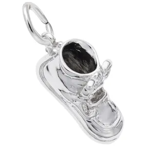 Rembrandt Charms - Baby Shoe with Laces Charm - 8222