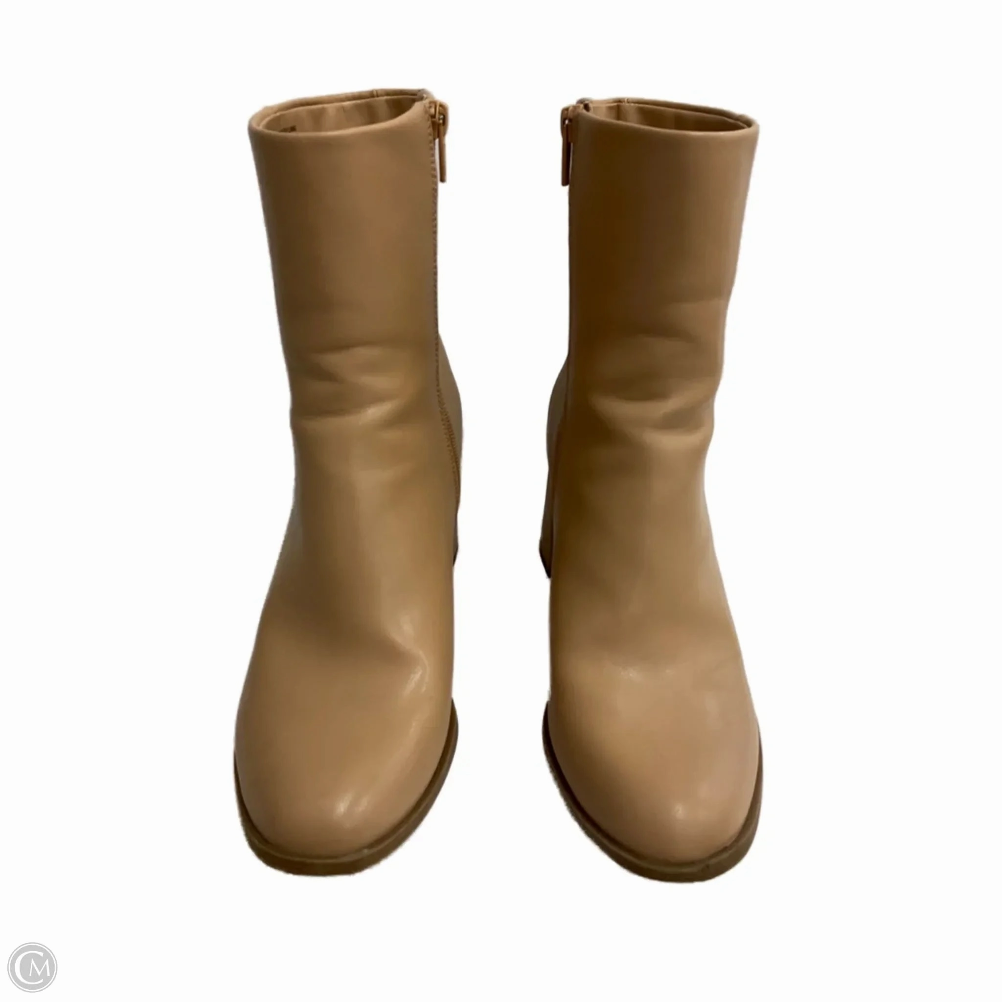 Boots Ankle Heels By A New Day In Tan, Size: 9 Travel