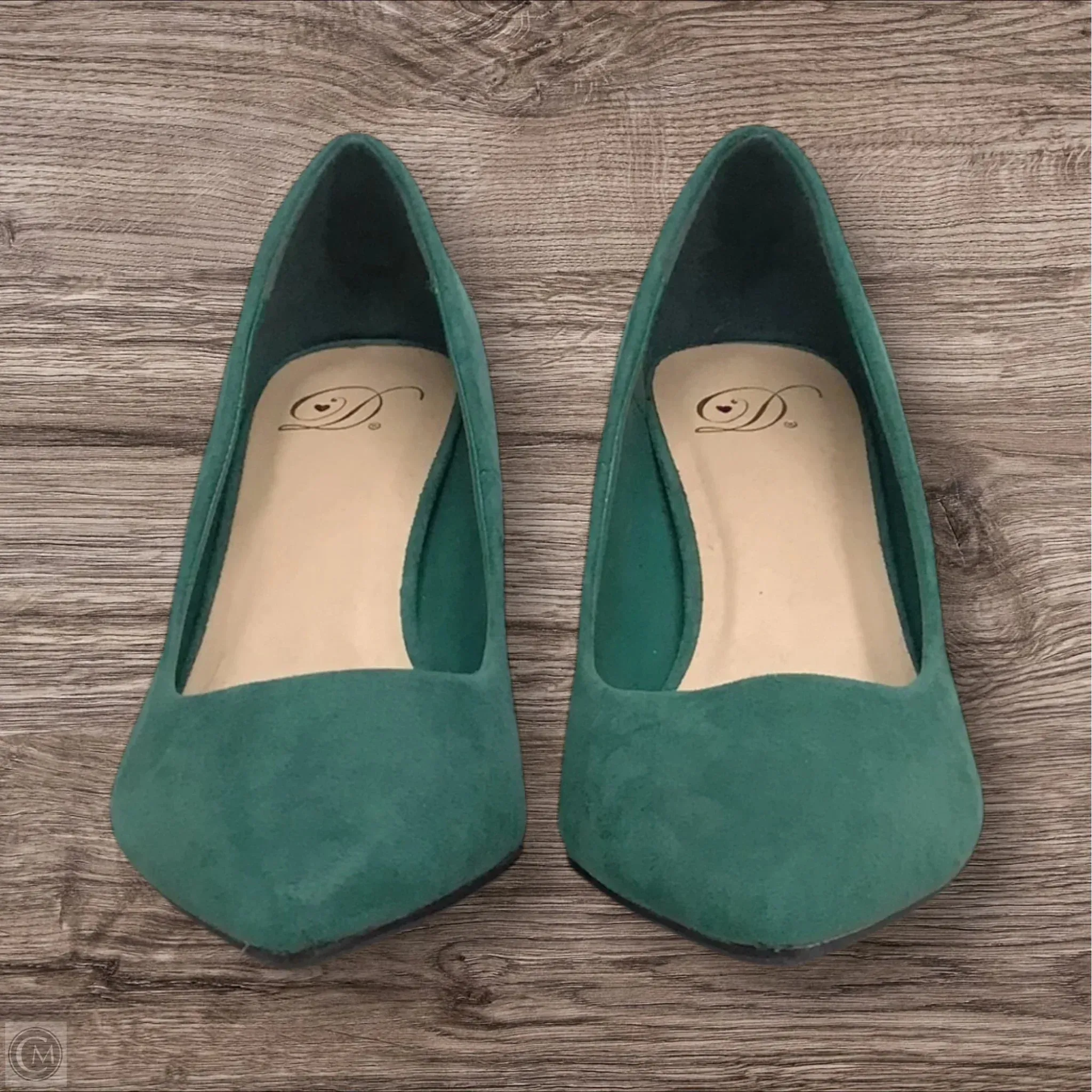 Classic Mood Shoes Heels Block By Clothes Mentor In Green, Size: 8.5