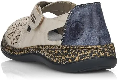 Rieker 46375 Daisy Mary Jane Women's Shoes - Everyday Comfort with Adjustable Strap and Premium Leather - Anti-Stress Support & Durable Sole for All-Day Wear