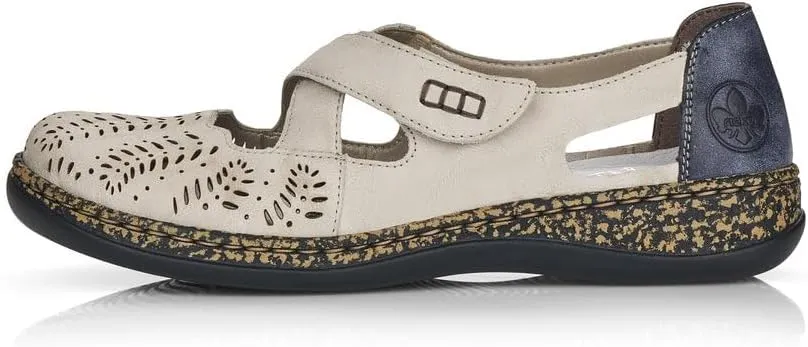 Rieker 46375 Daisy Mary Jane Women's Shoes - Everyday Comfort with Adjustable Strap and Premium Leather - Anti-Stress Support & Durable Sole for All-Day Wear