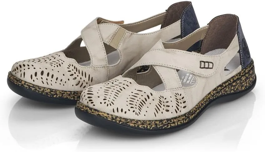 Rieker 46375 Daisy Mary Jane Women's Shoes - Everyday Comfort with Adjustable Strap and Premium Leather - Anti-Stress Support & Durable Sole for All-Day Wear
