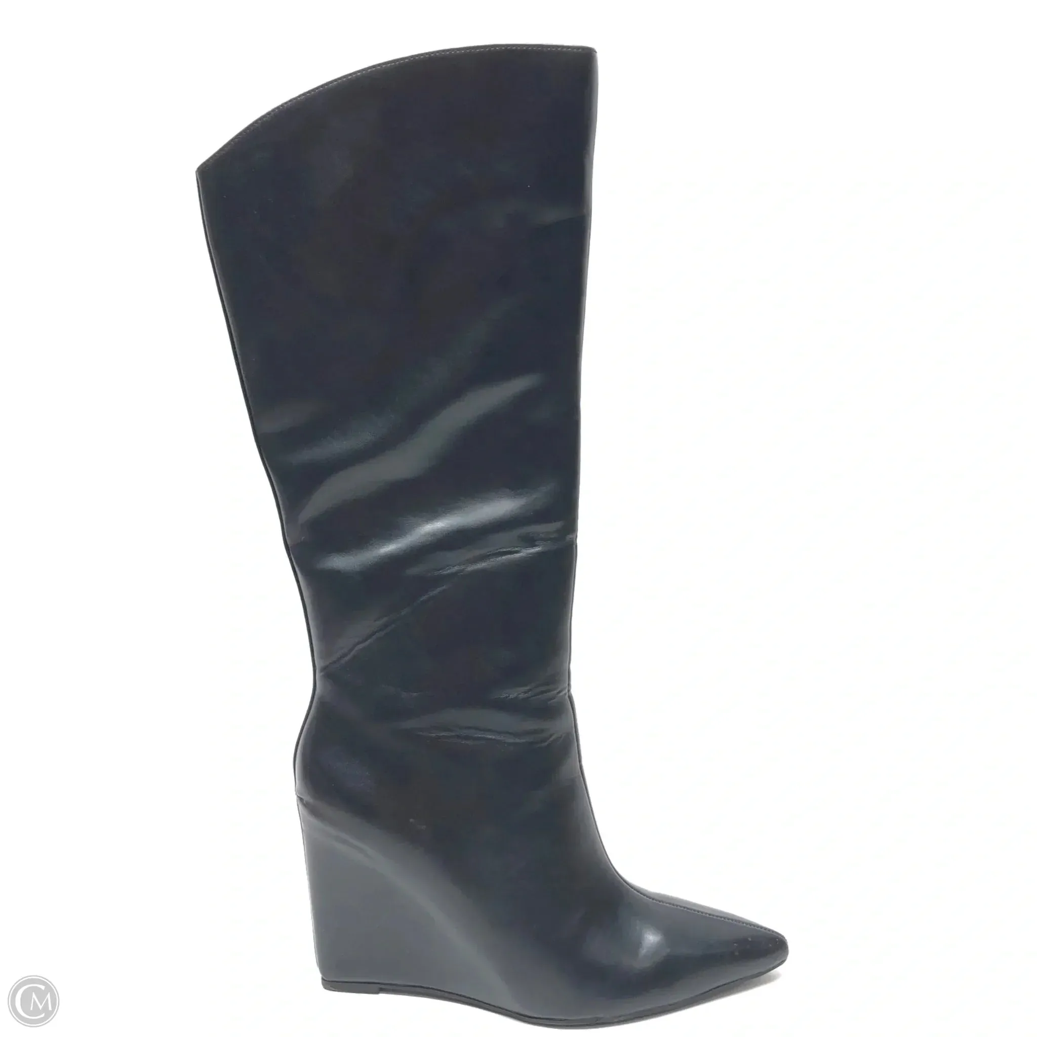 Street Ready Sexy Fit Boots Knee Heels By Inc In Black, Size: 8