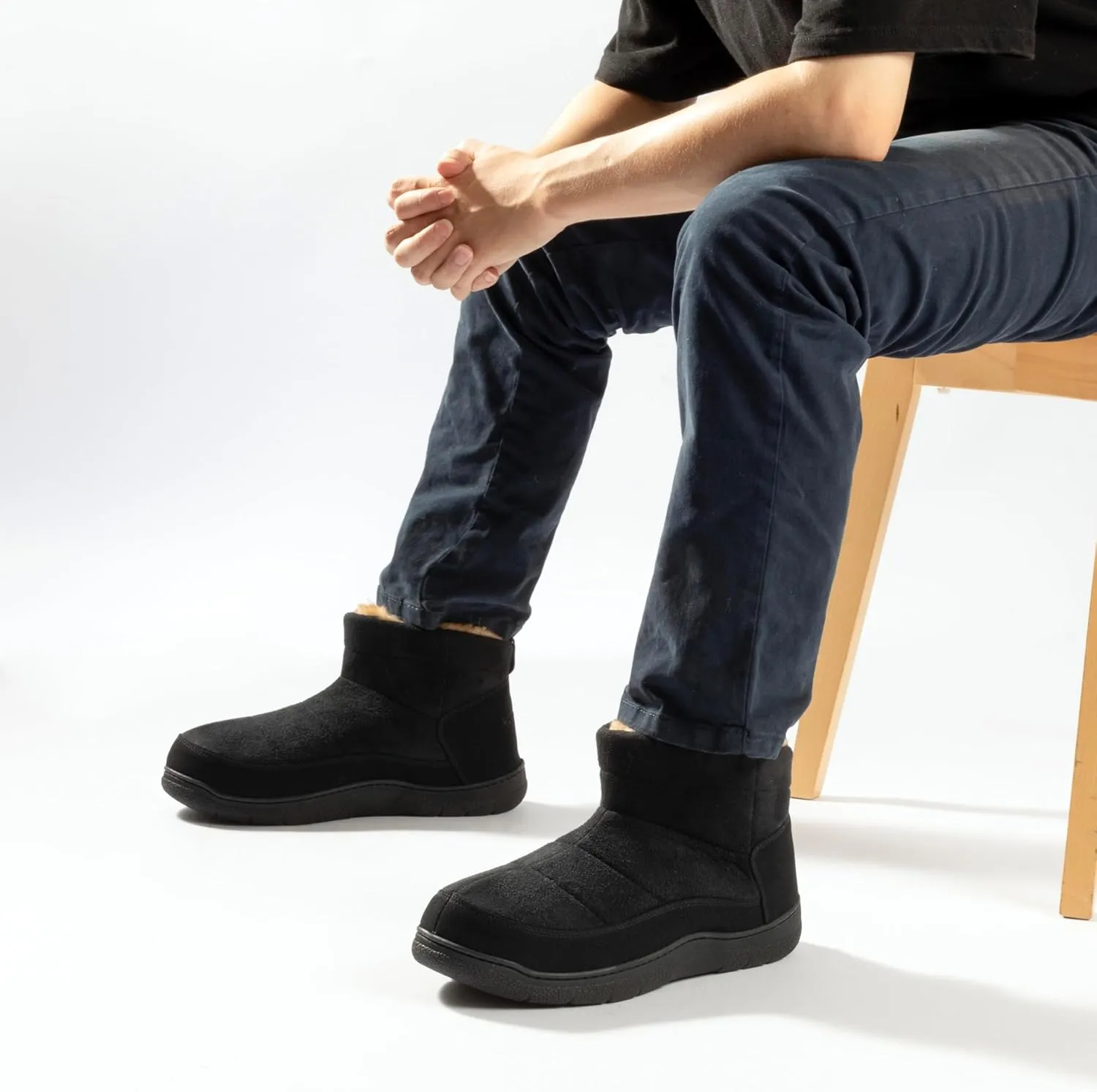 RockDove Men's Fireside Faux Suede Thermal Bootie