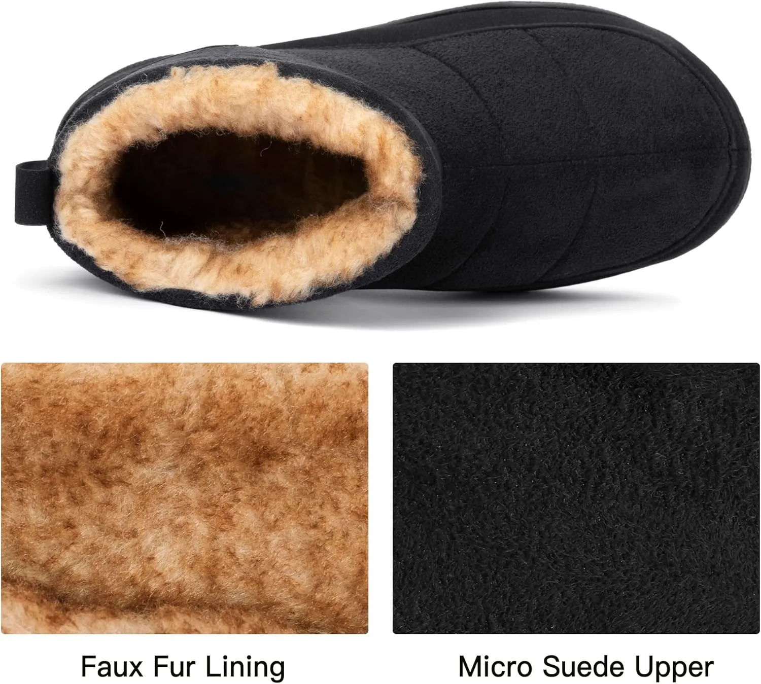 RockDove Men's Fireside Faux Suede Thermal Bootie