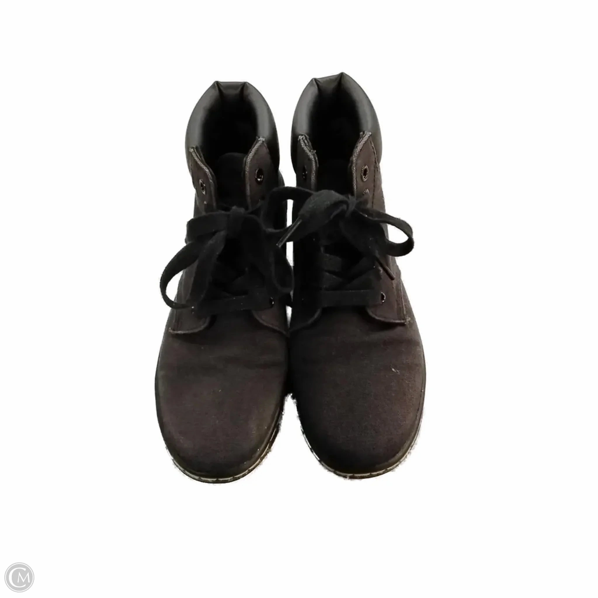 Sport Inspired Fashion Guy Boots Ankle Flats By Dr Martens In Black, Size: 7