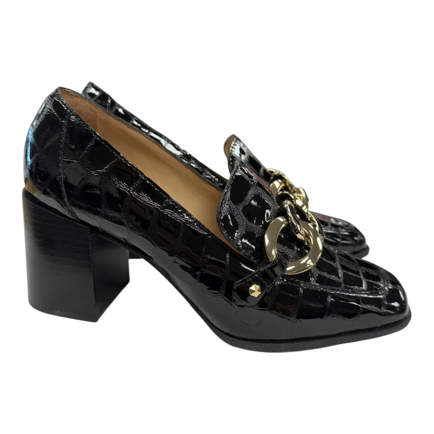 Comfortable Foot Feel Shoes Heels Block By Antonio Melani In Black, Size:9