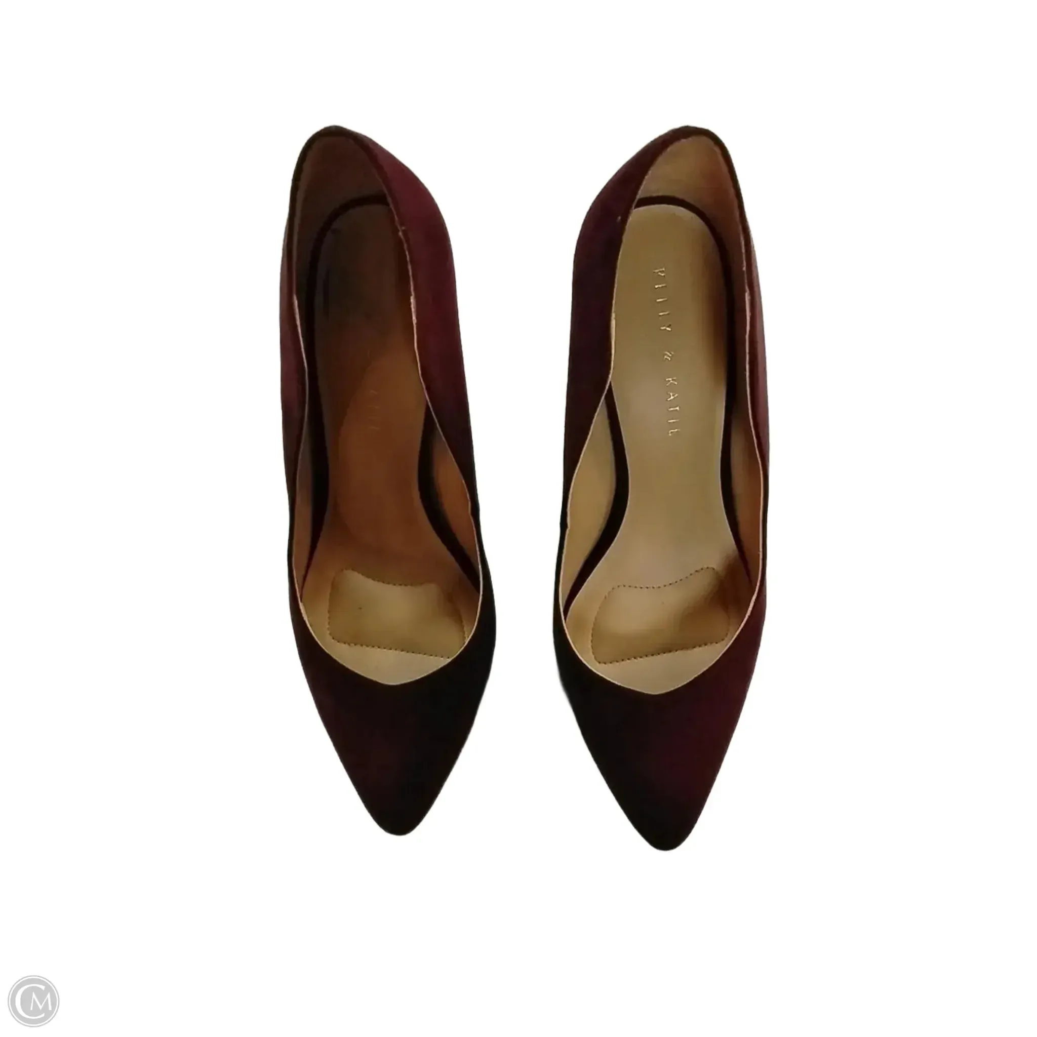 Comfortable Stiletto Sandals Shoes Heels Stiletto By Kelly And Katie In Purple, Size: 10