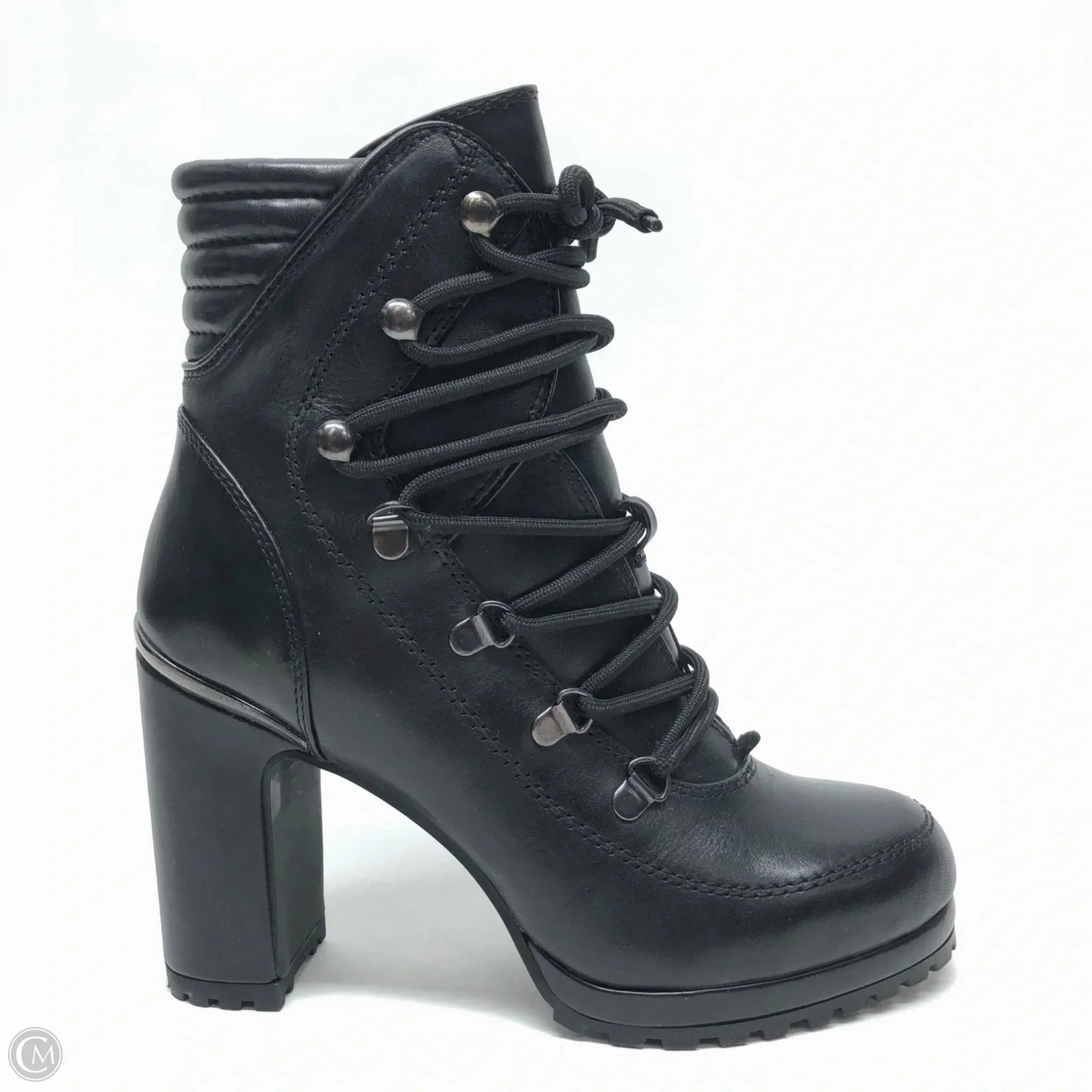 Flexible Shaft Boots Ankle Heels By Dkny In Black, Size: 8.5