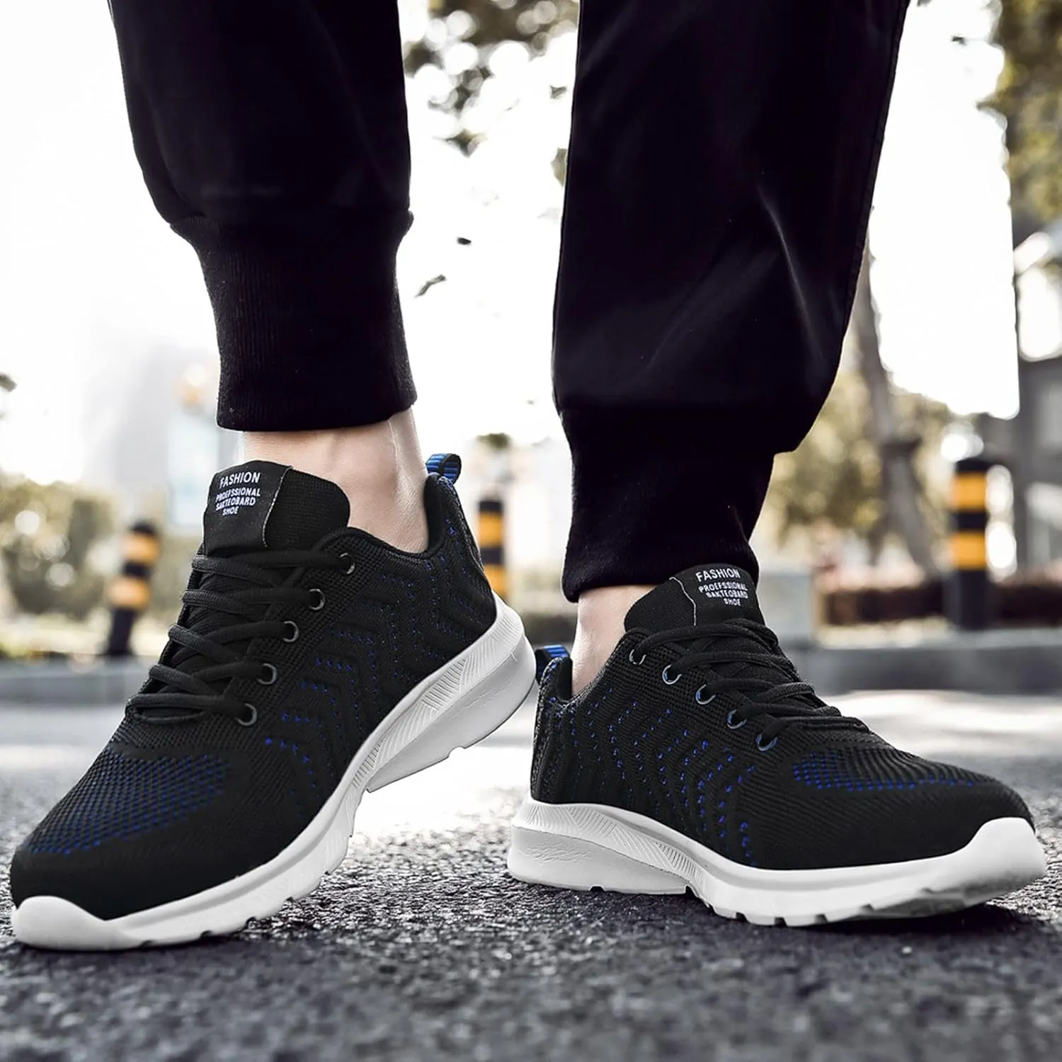 Running Breathable Comfortable Lace-up Casual Shoes Lightweight Sports Shoes Men's Work Sneaker Boots for Men