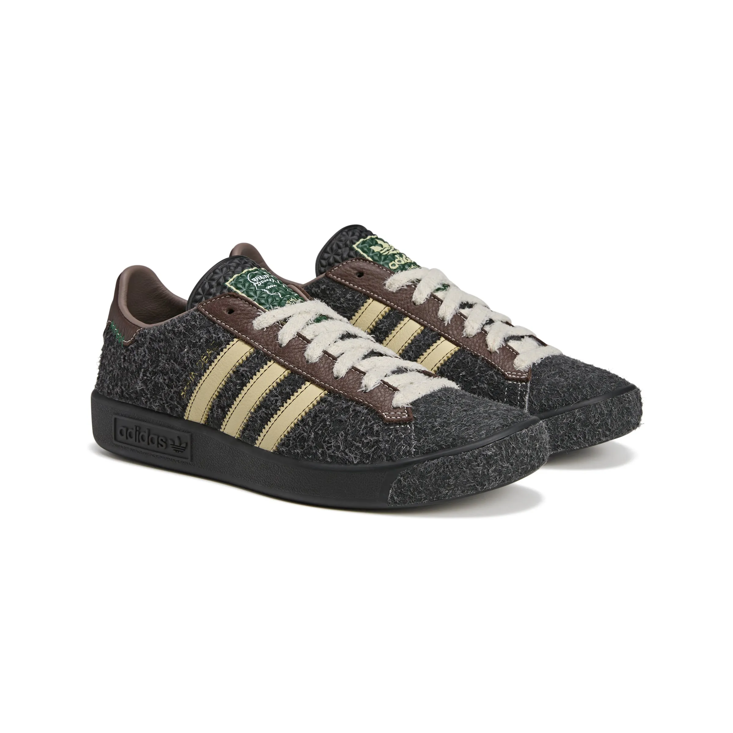 night running footwear Anti Slip Outsole Pattern Adidas x Brain Dead Mens Forest Hills Shoes
