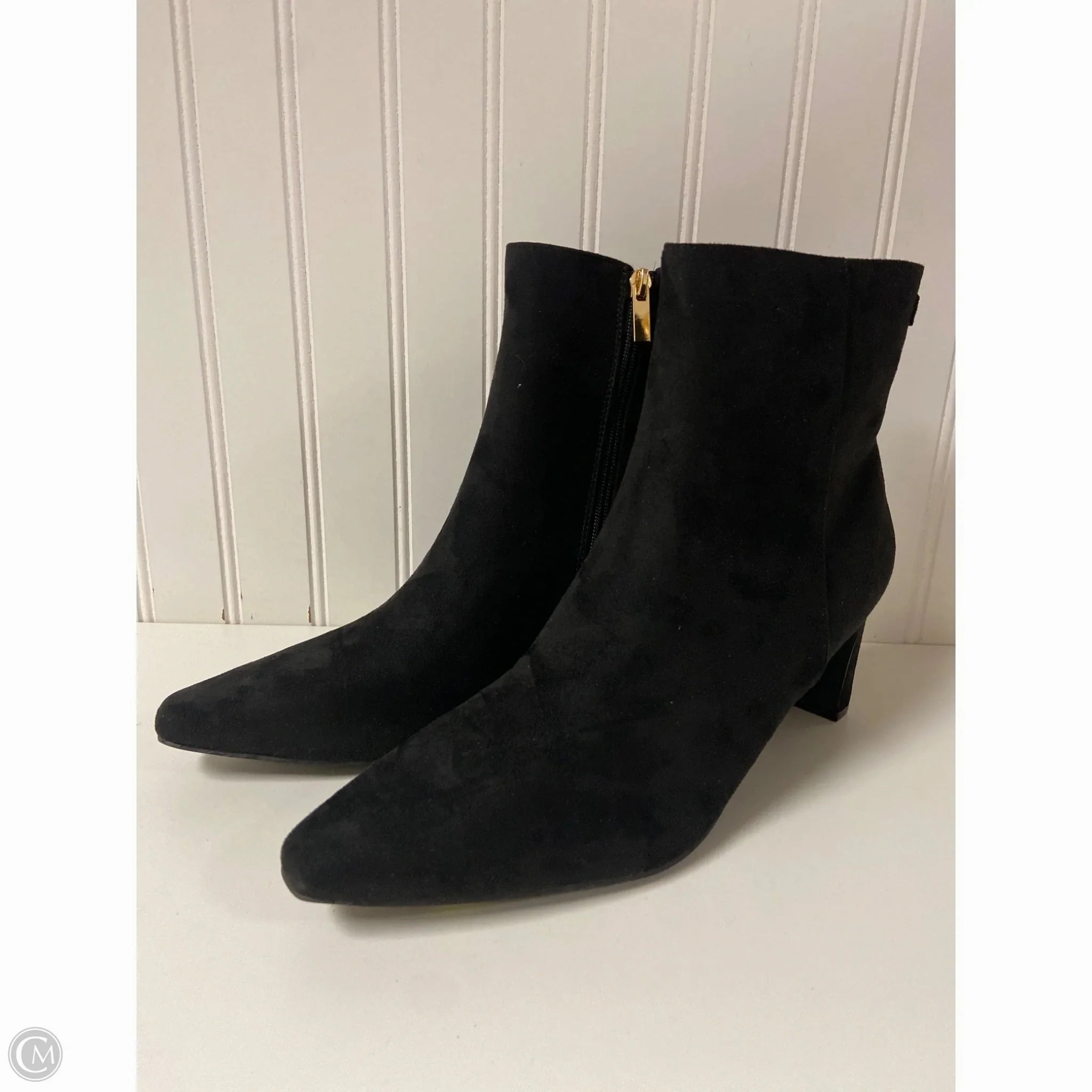 Boots Ankle Heels By Clothes Mentor In Black, Size: 11 Cushioned Step Weather Resistant User Eco Material Morning Walk