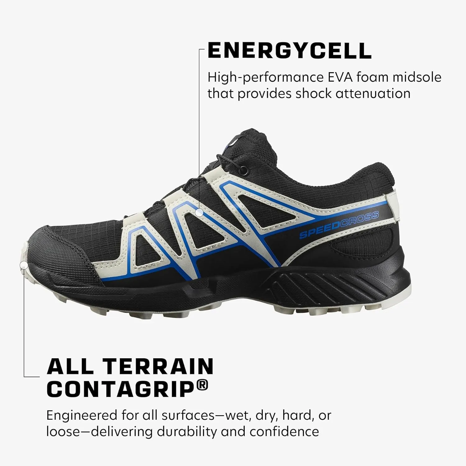 Salomon Junior SPEEDCROSS CLIMASALOMON WATERPROOF Outdoor Shoes for Kids