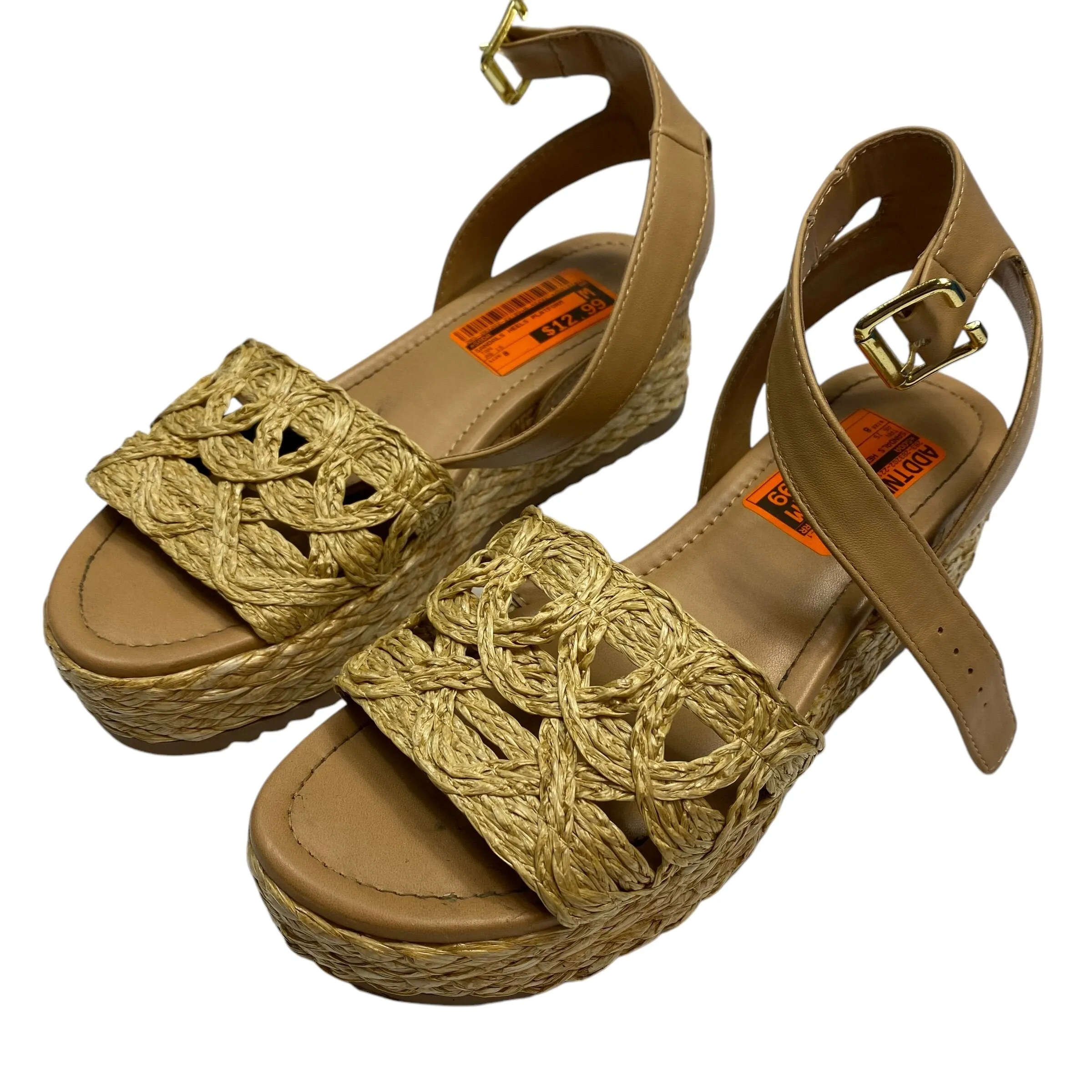 Sandals Heels Platform By Soda  Size: 8