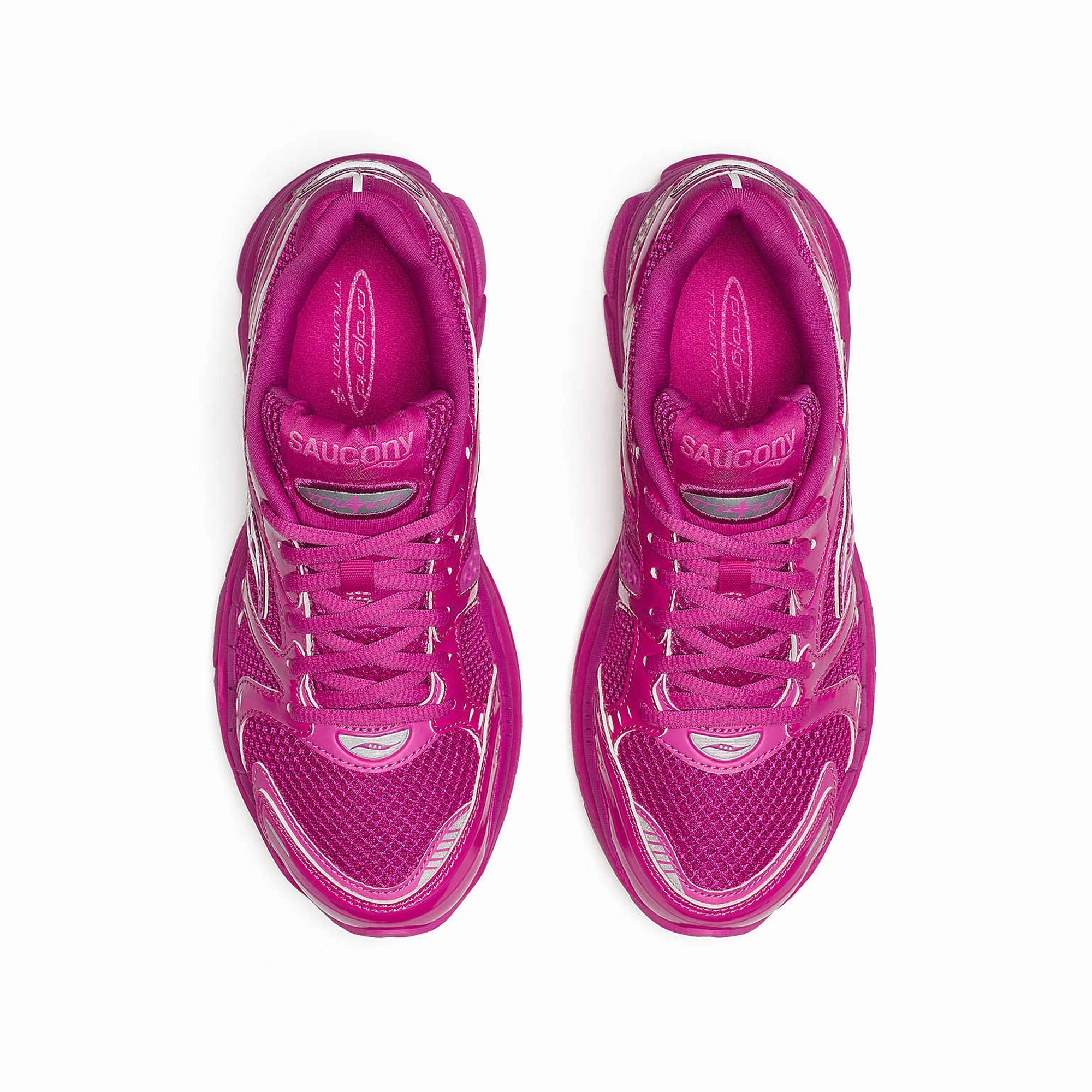 purple shoes Saucony Womens Progrid Triumph 4 Shoes
