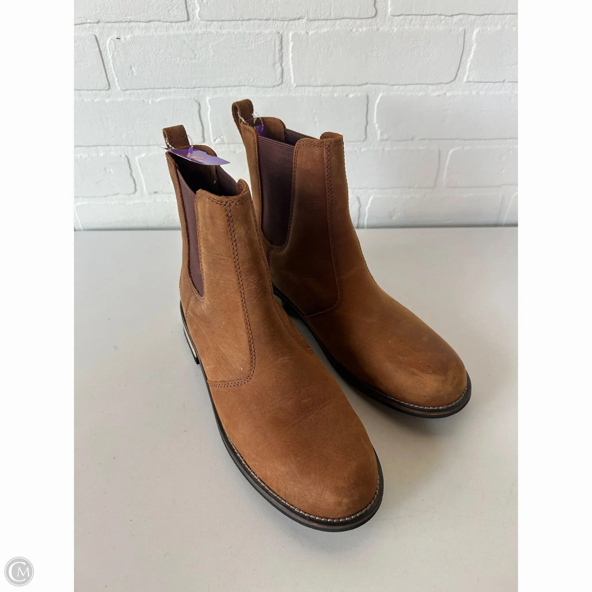 Boots Ankle Flats By Cmc In Brown, Size: 9 Utility Design Low Profile Remote Hiking