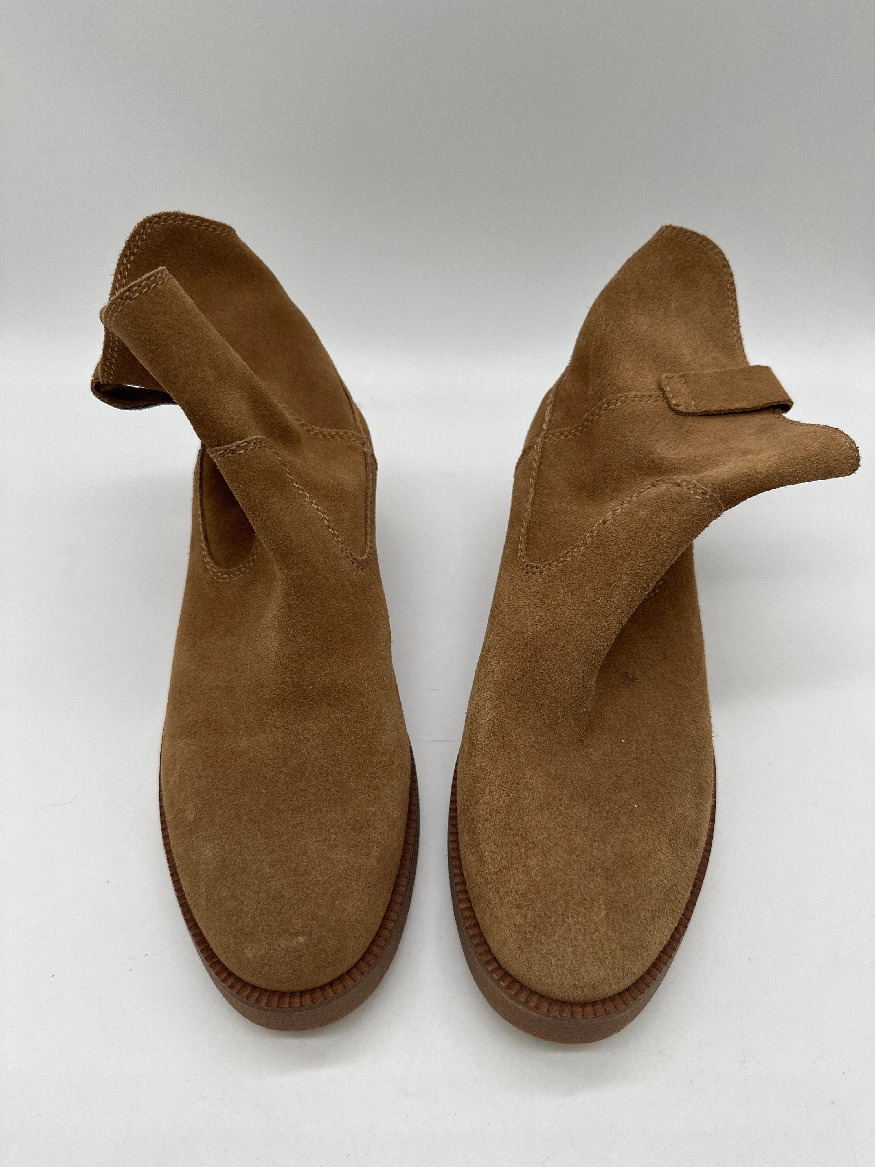 Boots Ankle Flats By Lucky Brand In Brown, Size: 9 Daily Mission