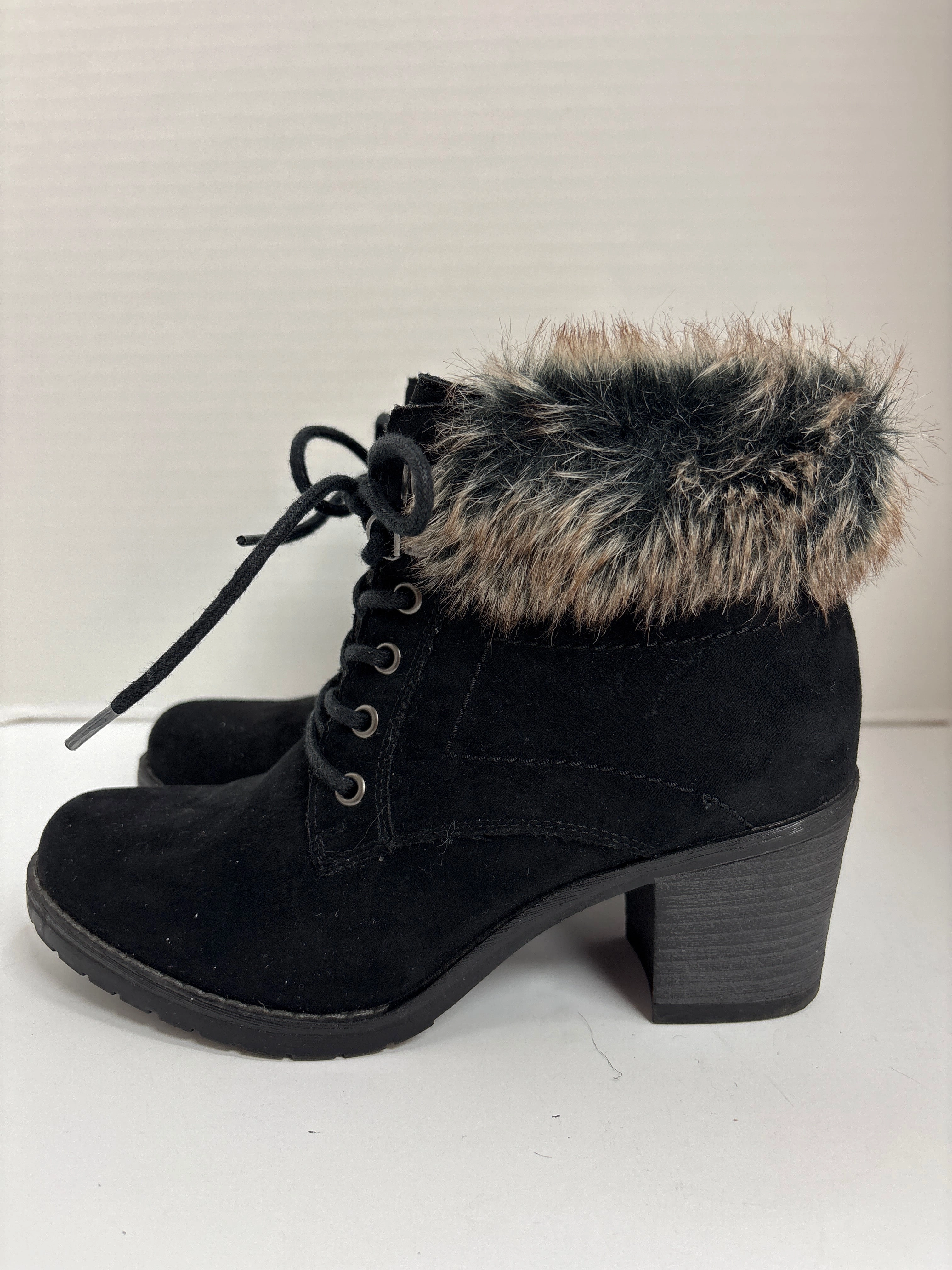 Dynamic Arch Support Boots Ankle Heels By Clothes Mentor In Black, Size: 6